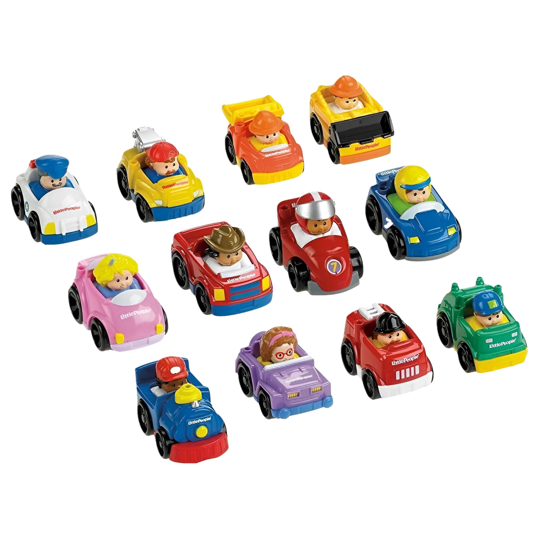 Little People Wheelies Vehicles - 6 Pack Little People