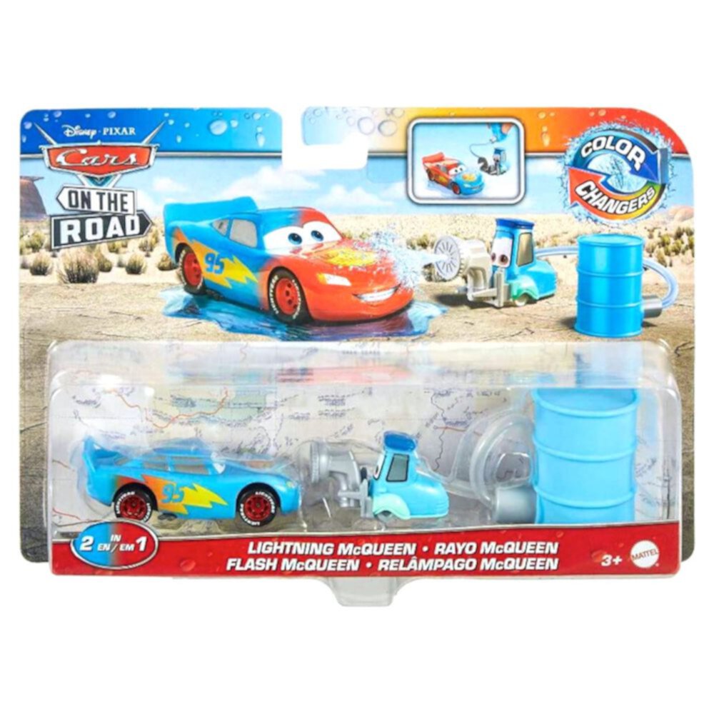 Disney / Pixar Cars on the Road Lightning McQueen Diecast Car (with Guido) Disney Pixar