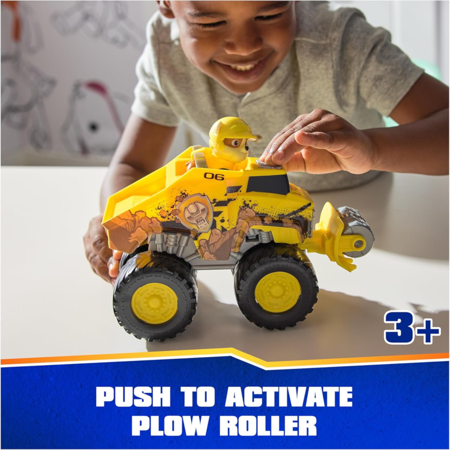 Paw Patrol Rescue Wheels Rubble’s Bulldozer Kids Toys for Boys & Girls Ages 3+ Spin Master Games