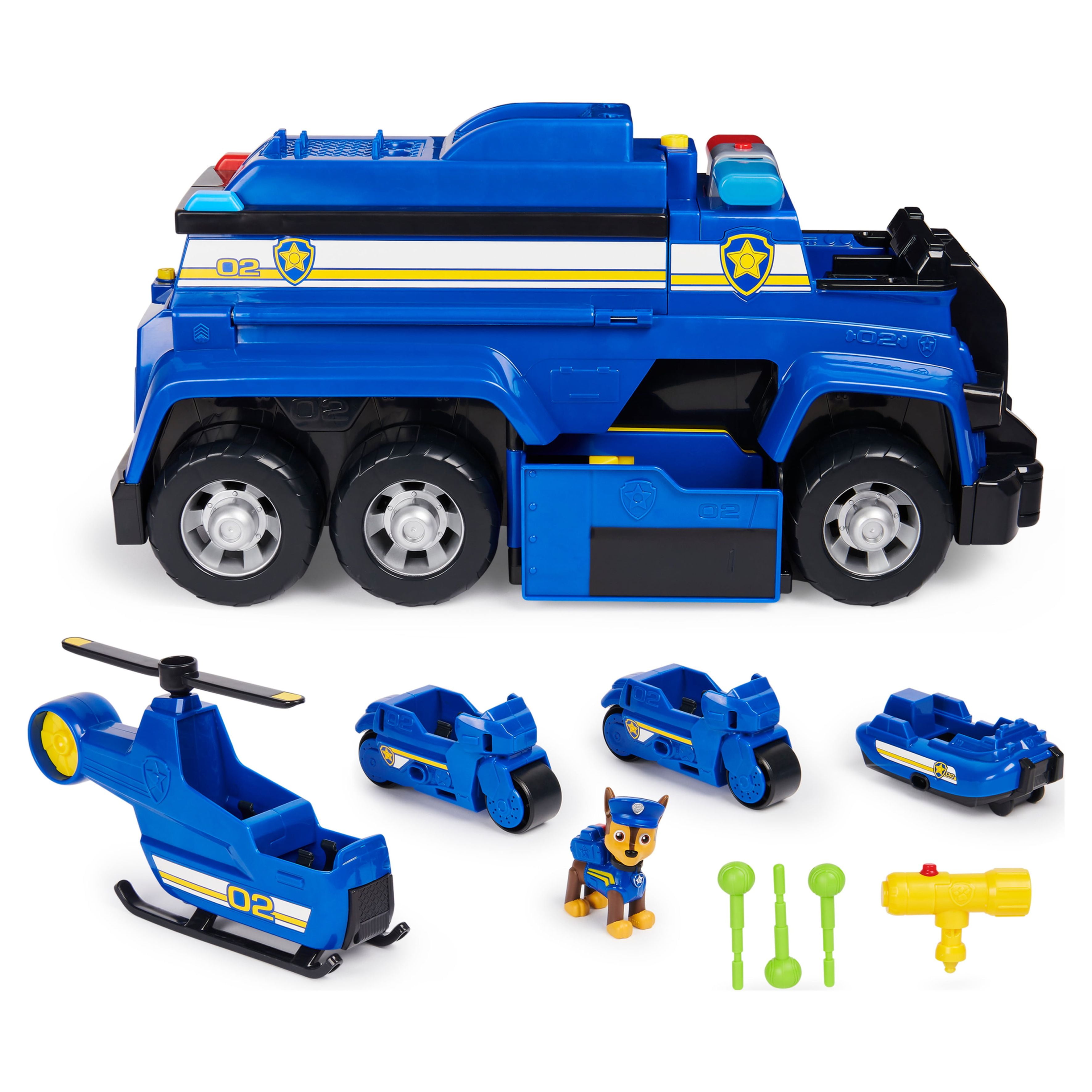 PAW Patrol, Chase’s 5-in-1 Ultimate Cruiser with Lights and Sounds, for Kids Aged 3 and up Paw Patrol