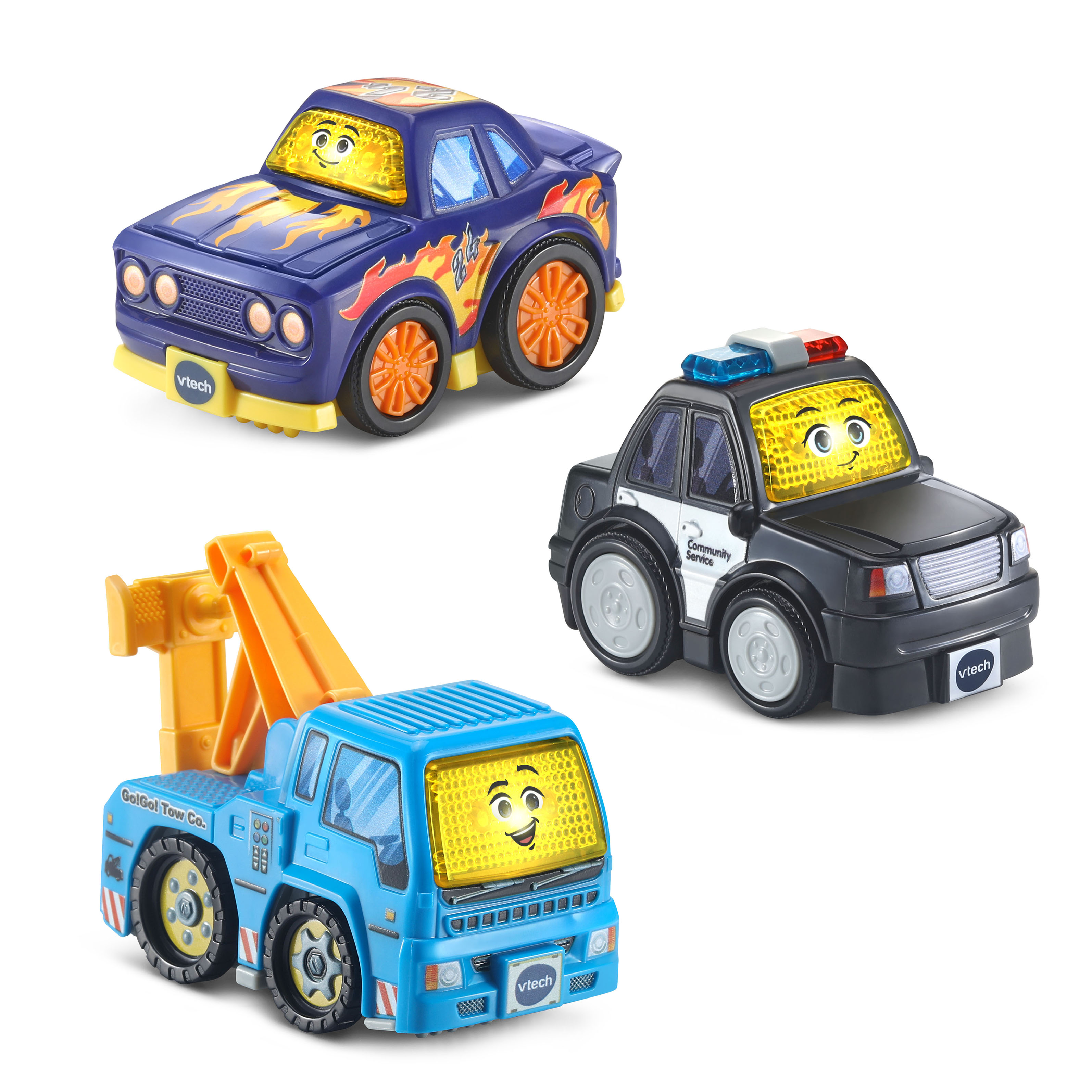 VTech® Go! Go! Smart Wheels® Roadway Heroes 3-Pack Kids’ First Toy Cars Visit the VTech Store