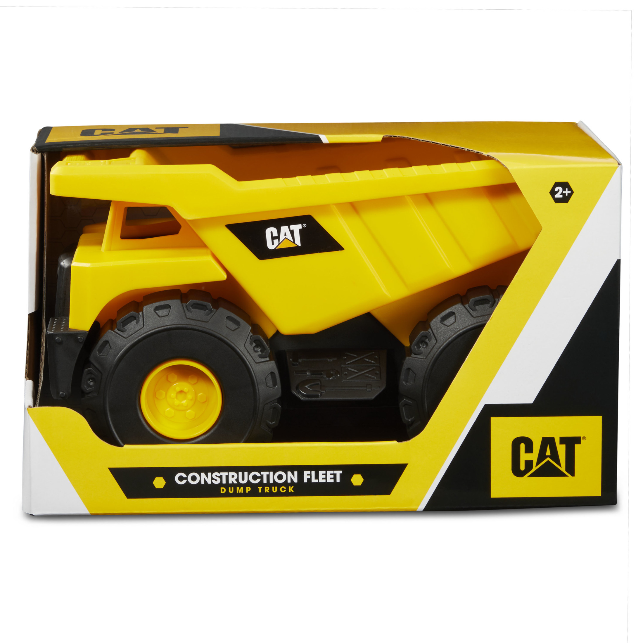 CAT Construction Fleet 10" Dump Truck Sturdy Construction with Real Working Parts for 2-Year Boys & Girls CAT