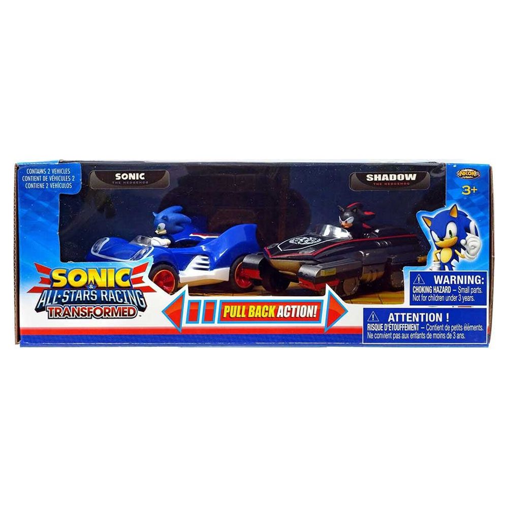 sonic all stars racing pull back action sonic and shadow Sonic