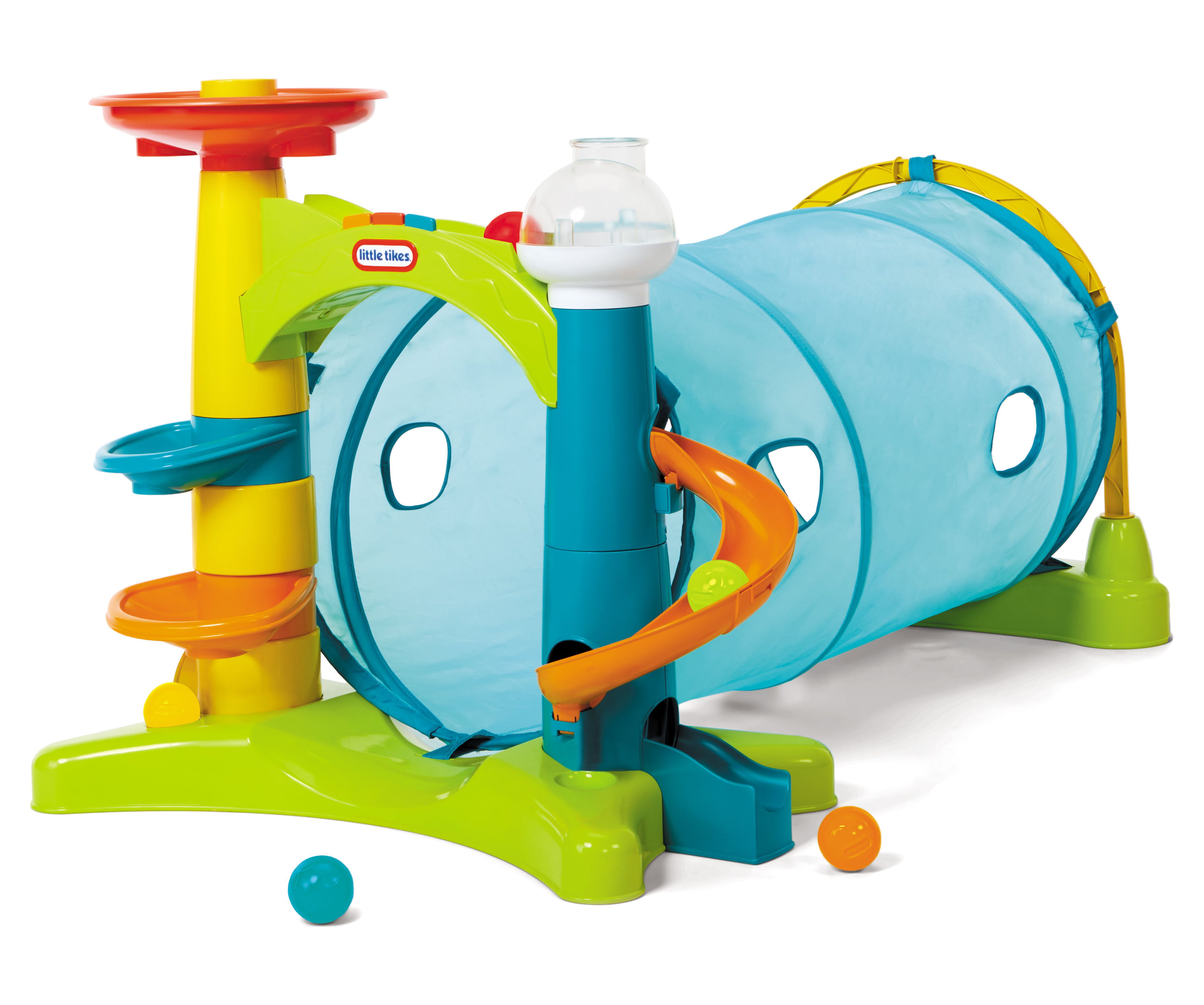 Little Tikes Learn & Play 2-in-1 Activity Tunnel with Ball Drop, Windows, Silly Sounds, and Music for Kids Ages 1 - 3 Little Tikes