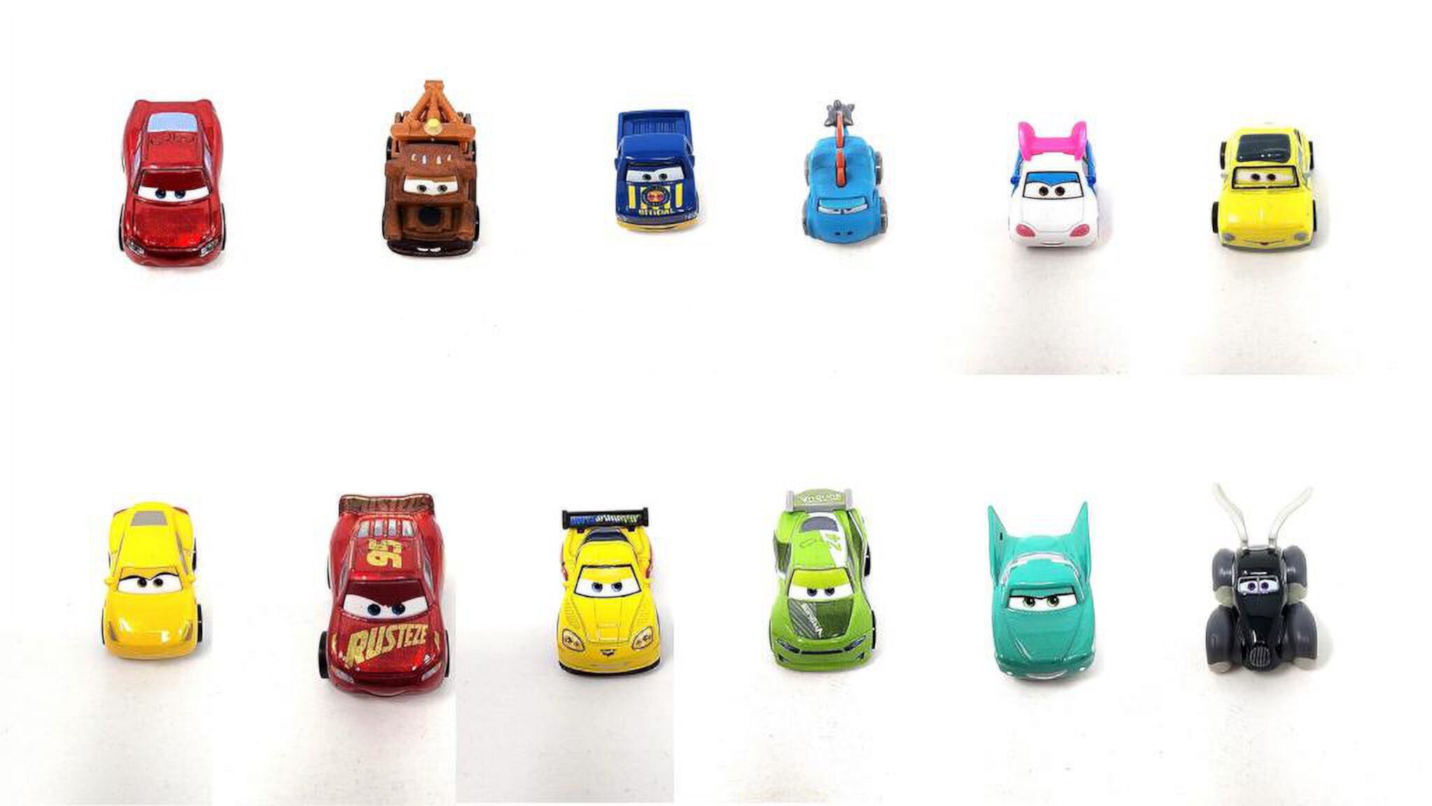 Disney and Pixar Cars 2-inch Minis Series 1 | Collectible Toy Metal Cars | Super Bundle # 1 Disney Pixar