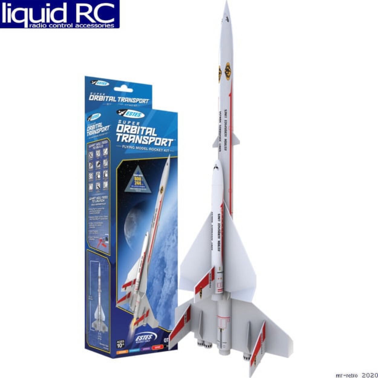 Estes Rockets EST7314 Super Orbital Transport Skill Level Expert Rocket Kit Estes