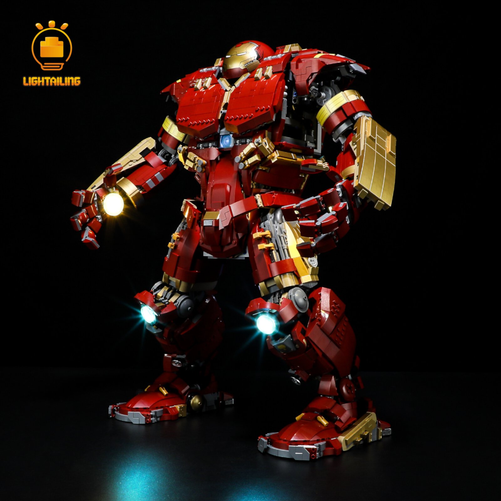 LIGHTAILING Led Light Kit for LEGO Hulkbuster 76210 Building Toy Set(Not Include the Model) Lightailing