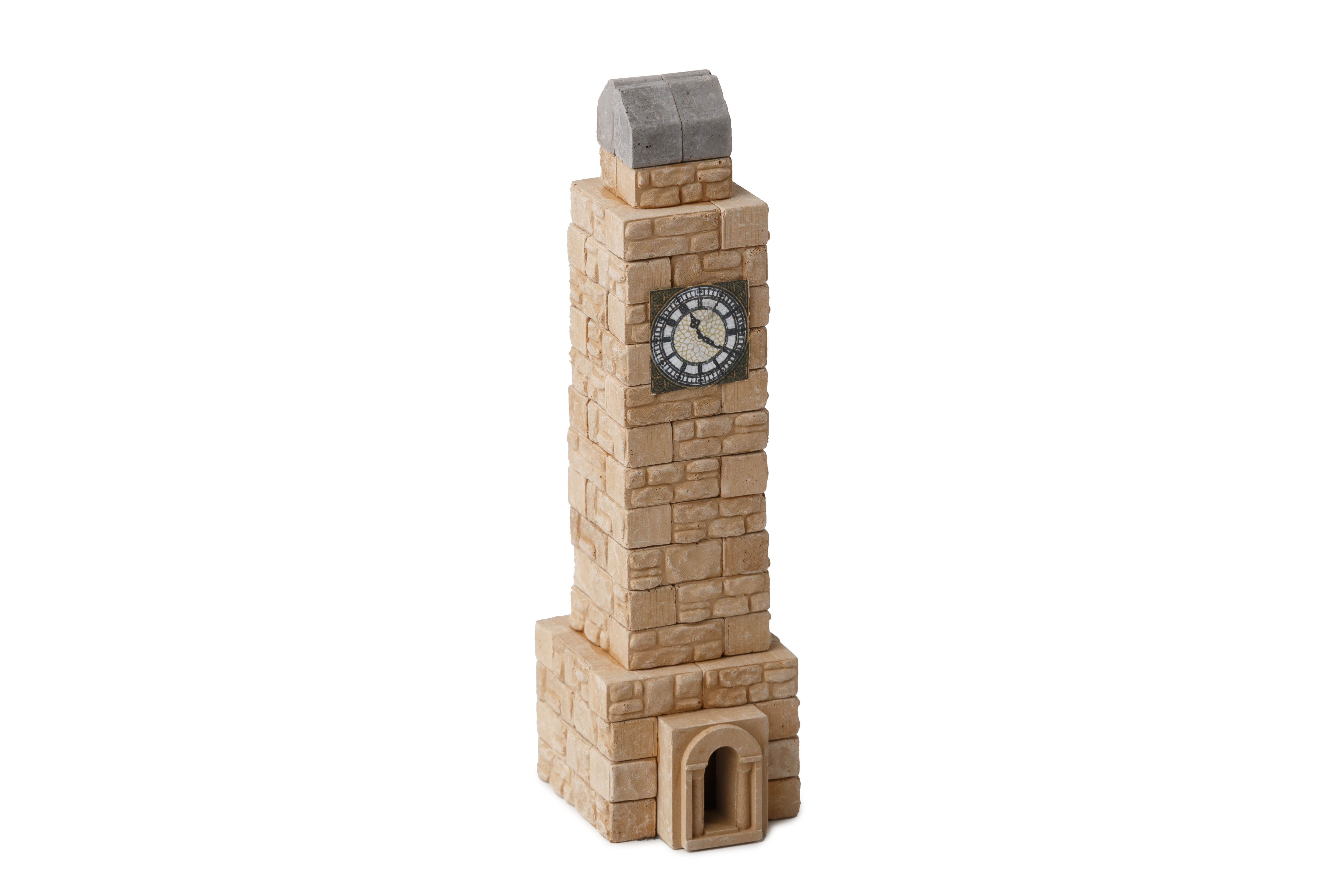 Mini bricks construction set Clock Tower 85 pcs. Glue included. Wise Elk