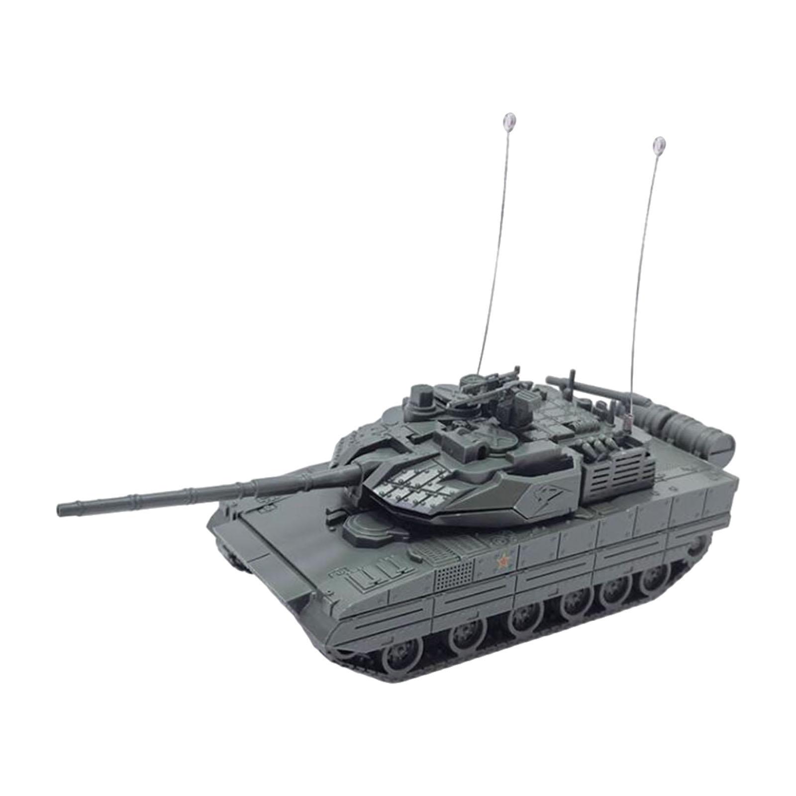 Kokiya 1/72 Tank Model 4D Rotation Fort Armored Tank Model for Boys Adults Children green Kokiya