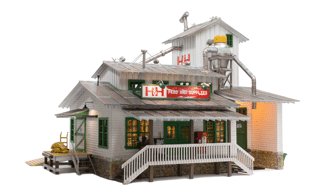 Woodland Scenics Landmark Structures Built & Ready H&H Feed Mill, O Scale Woodland Scenics