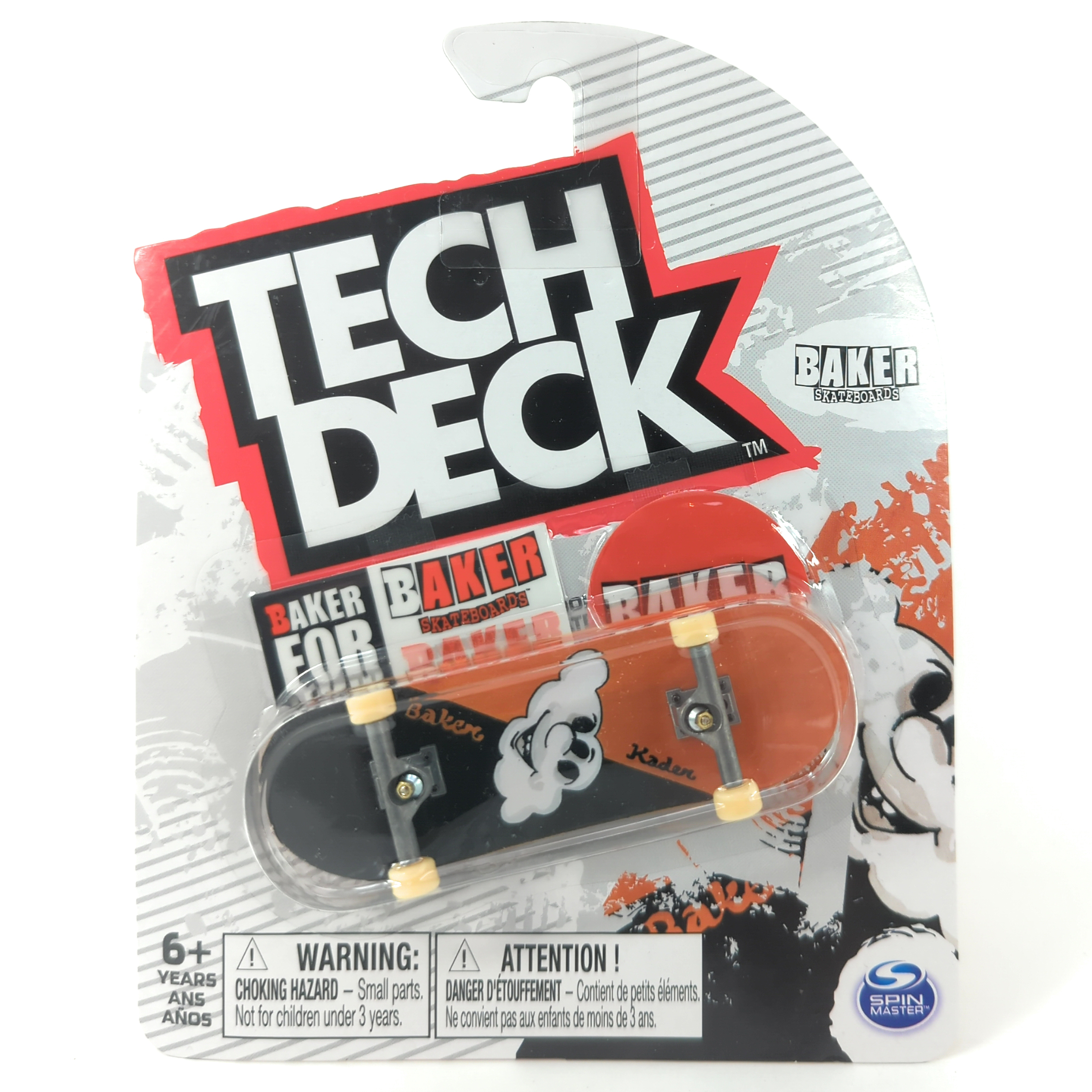 Tech Deck Baker Skateboards Kader Sylla Brainstorm 2022 Complete Fingerboard Tech Deck