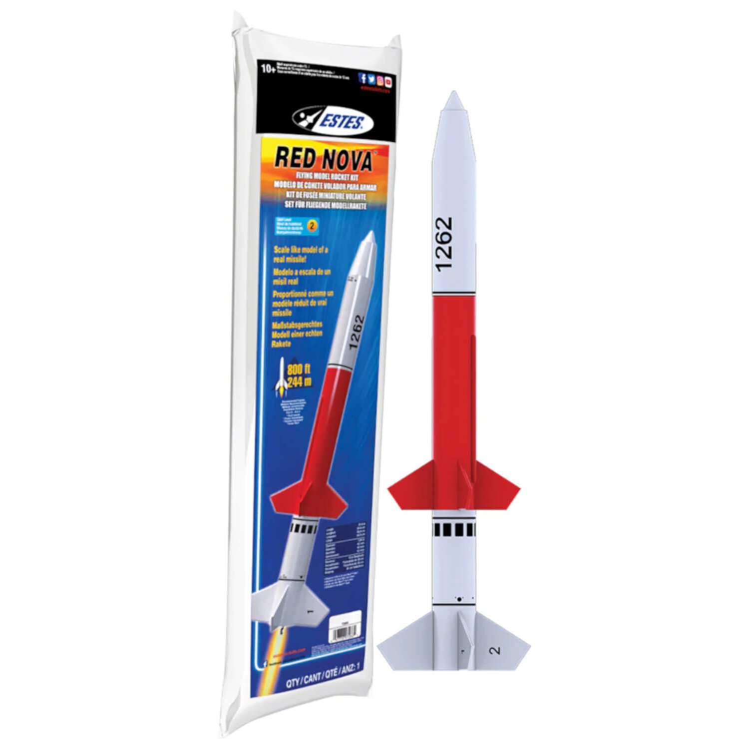 Estes Rockets 007266 Red Nova Advanced Rocket Kit Unknown