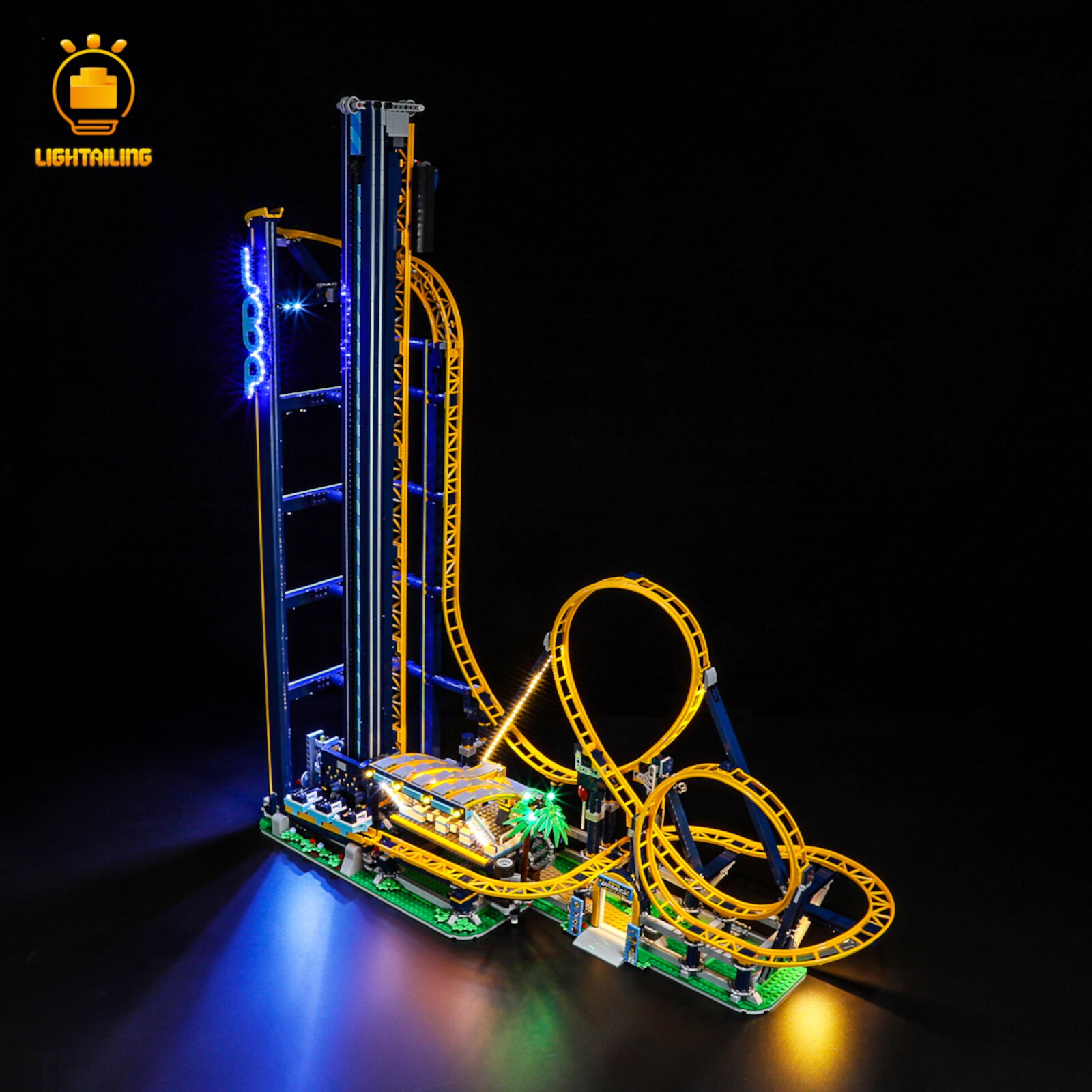 LIGHTAILING Led Light Kit for Legos Loop Coaster 10303 Building Set Model(Not Include the Building Set) Lightailing