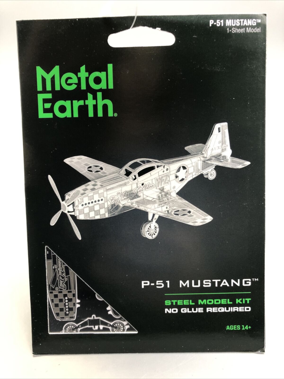 Metal Earth 3D Laser Cut Model, P-51 Mustang Metal Earth