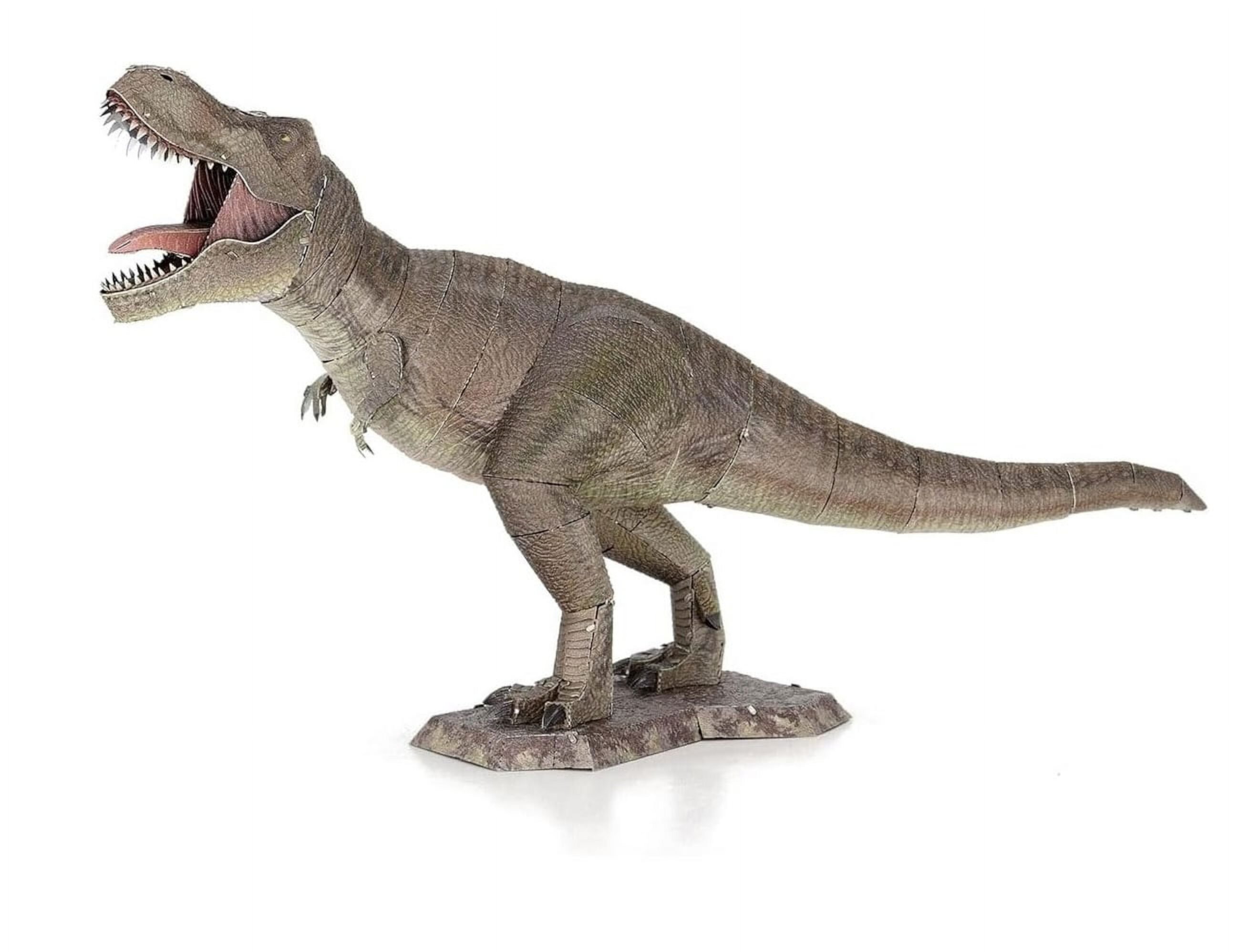 Metal Earth Tyrannosaurus Rex Color 3D Metal Model Kit Fascinations Metal Earth