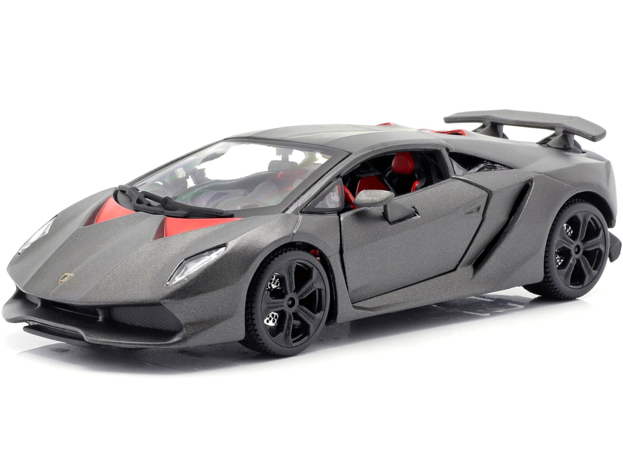 Lamborghini Sesto Elemento Matt Grey 1/24 Diecast Car Model by Bburago Bburago