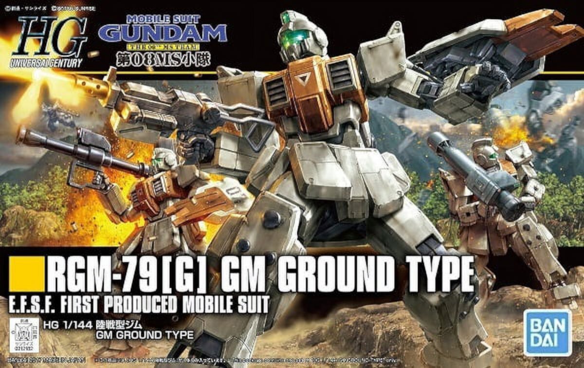 Bandai Gundam 08th MS Team HGUC RGM-79[G] GM Ground Type HG 1/144 Model Kit Bandai