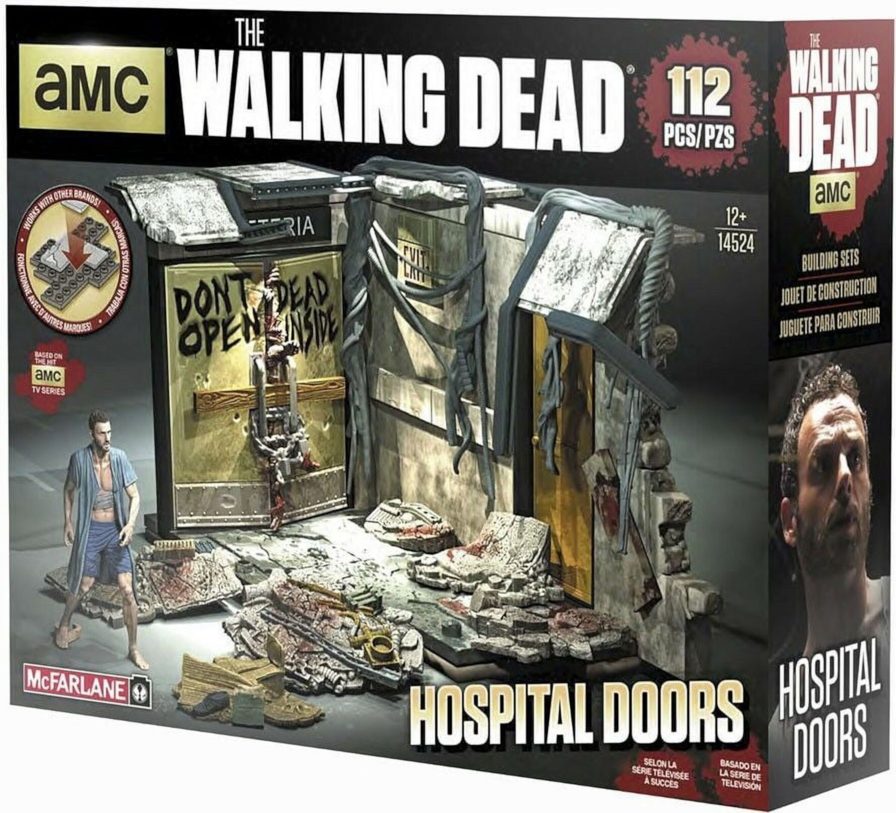 McFarlane Toys The Walking Dead Hospital Doors Building Set #14524 McFarlane Toys