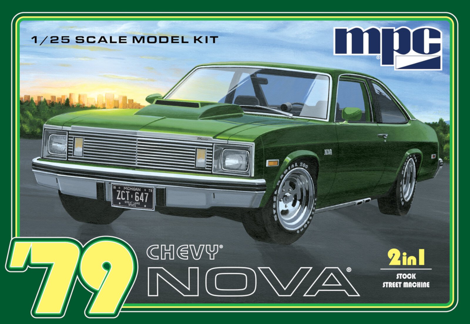 1979 Chevy Nova Skill 2 Model Kit MPC