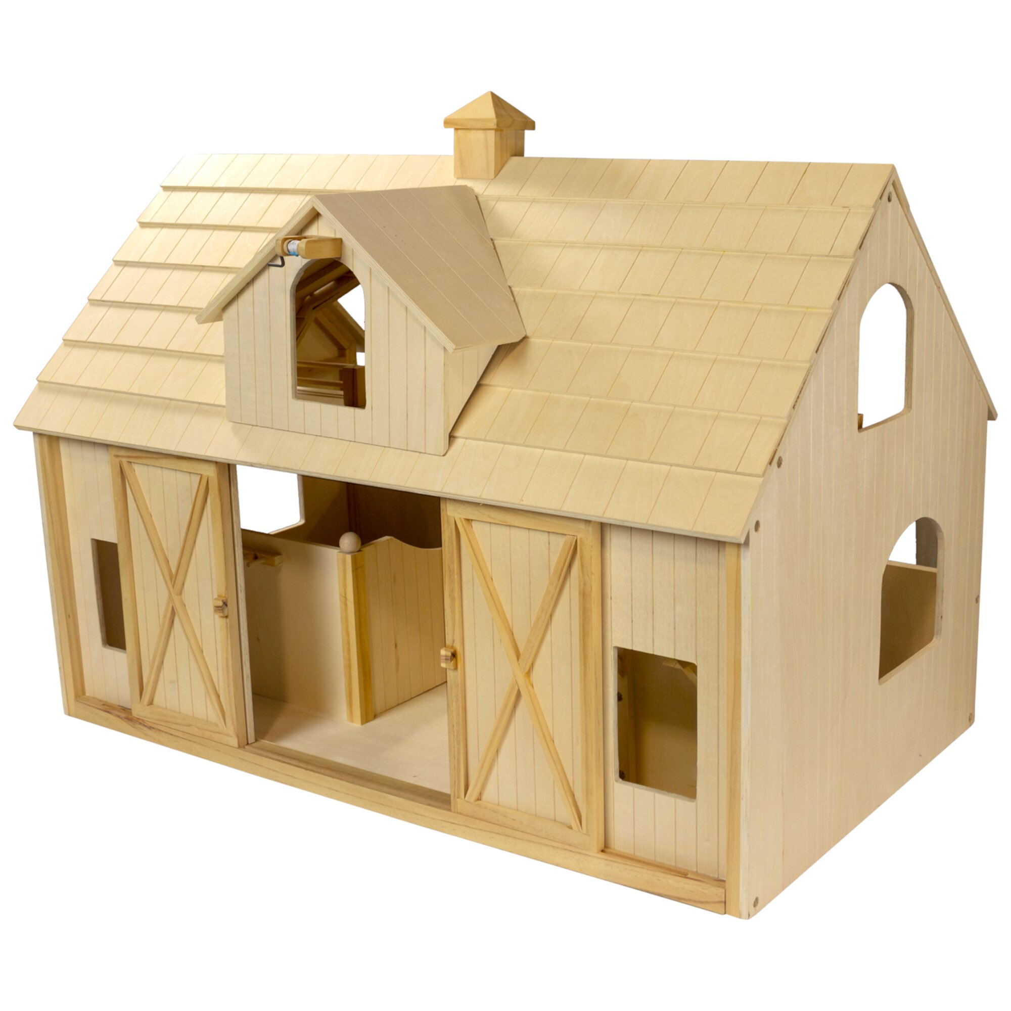 Breyer Traditional Deluxe Wood Horse Barn w/ Cupola Toy Model BREYER