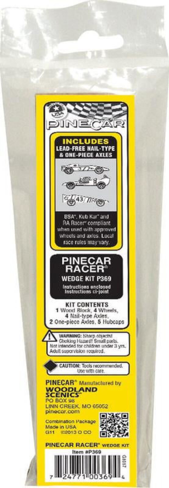 Pinecar Wedge Car Kit PIN369 Woodland Scenics