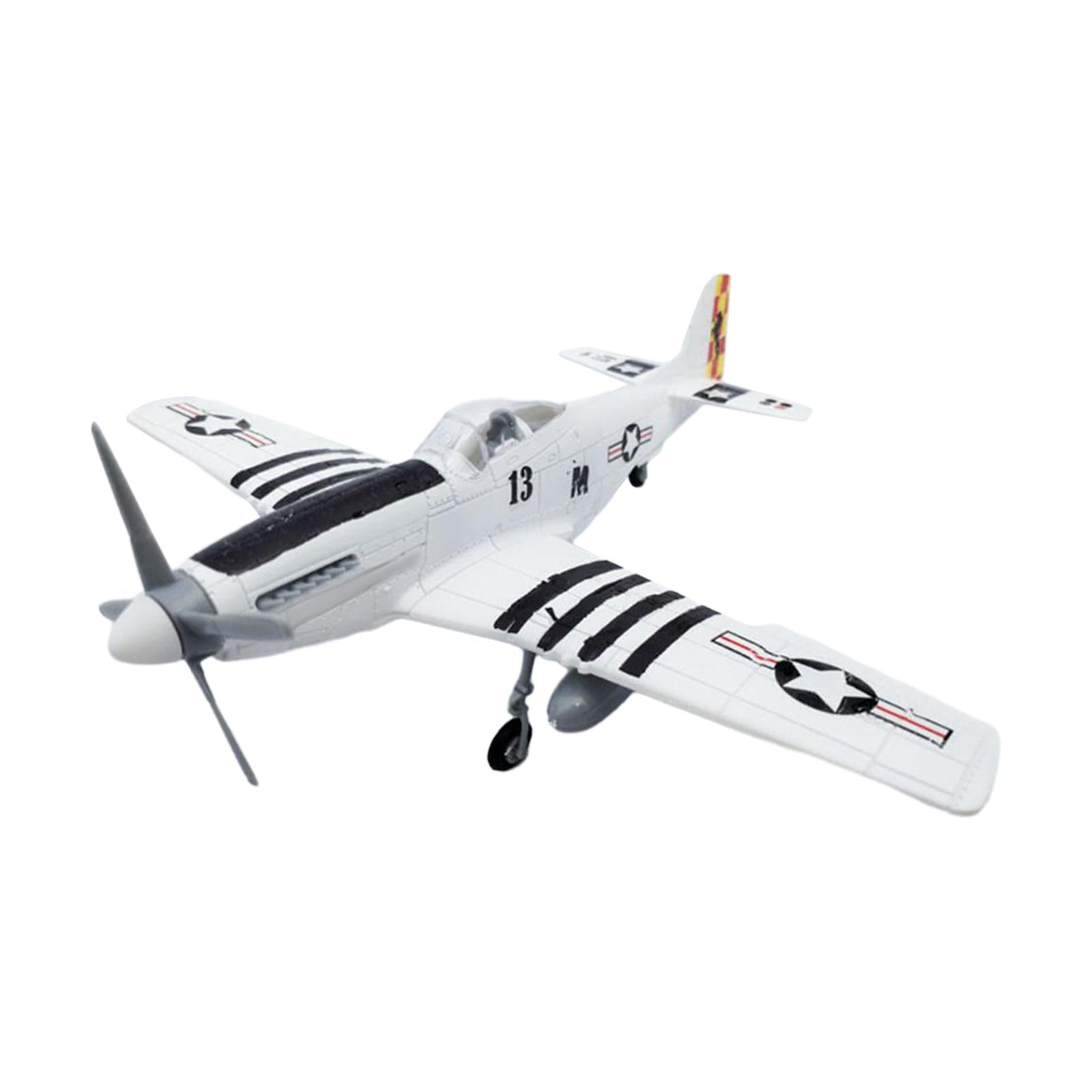 1:48 Scale USA Fighter Building Kits Aircraft Model Collection Plane Assemble Ornament Home Decor 3D Puzzles DIY Airplane dark green MERIGLARE