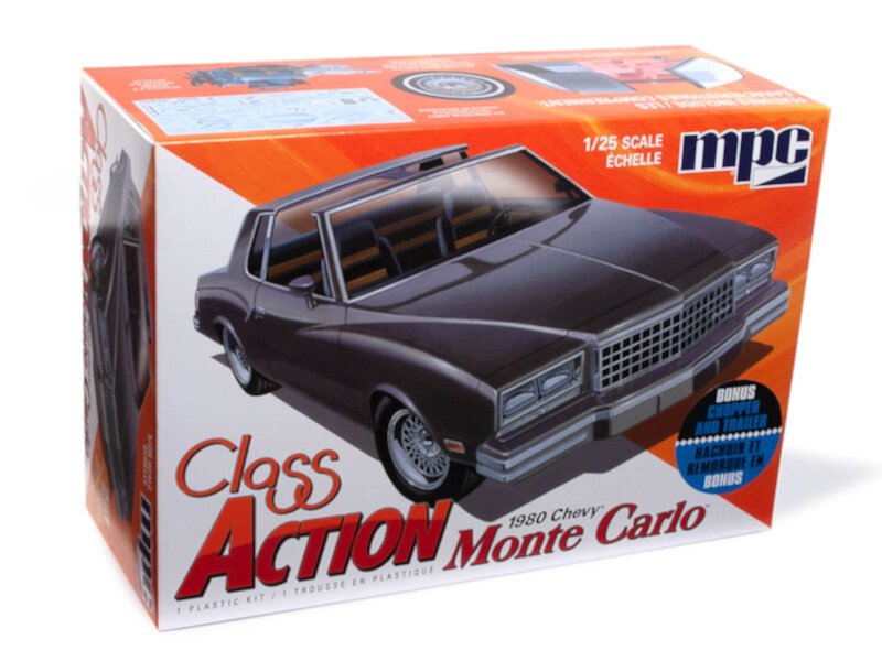 1980 Chevy Monte Carlo "Class Action" 2T Skill 2 Model Kit MPC