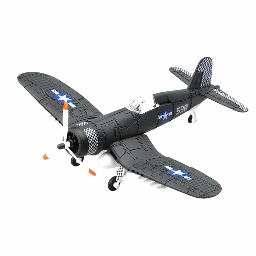 1:48 Aircraft Model 4D Assembly Plane Model for Adult Dark Gray Shamjina