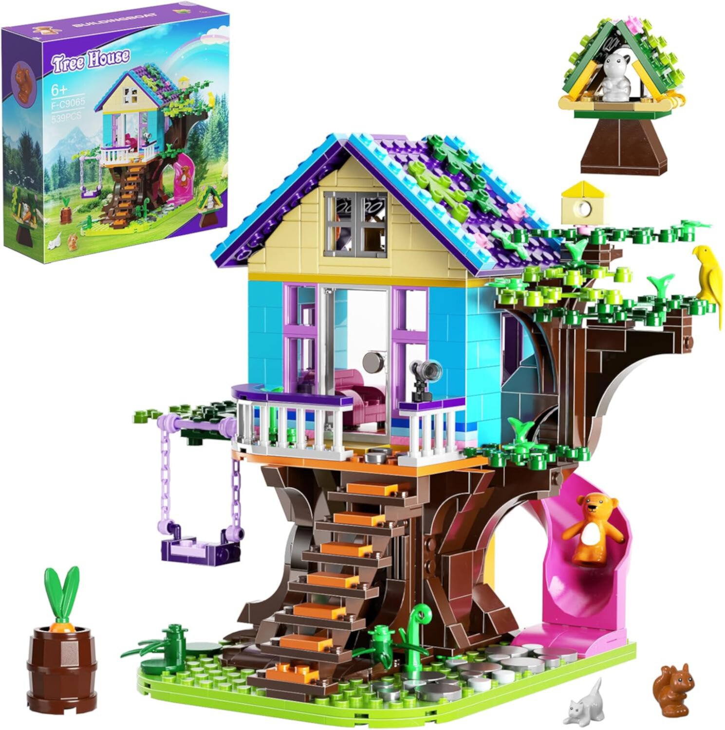 Syrinx Tree House Building Set for Girls 6+, Compatible with Lego SYRINX