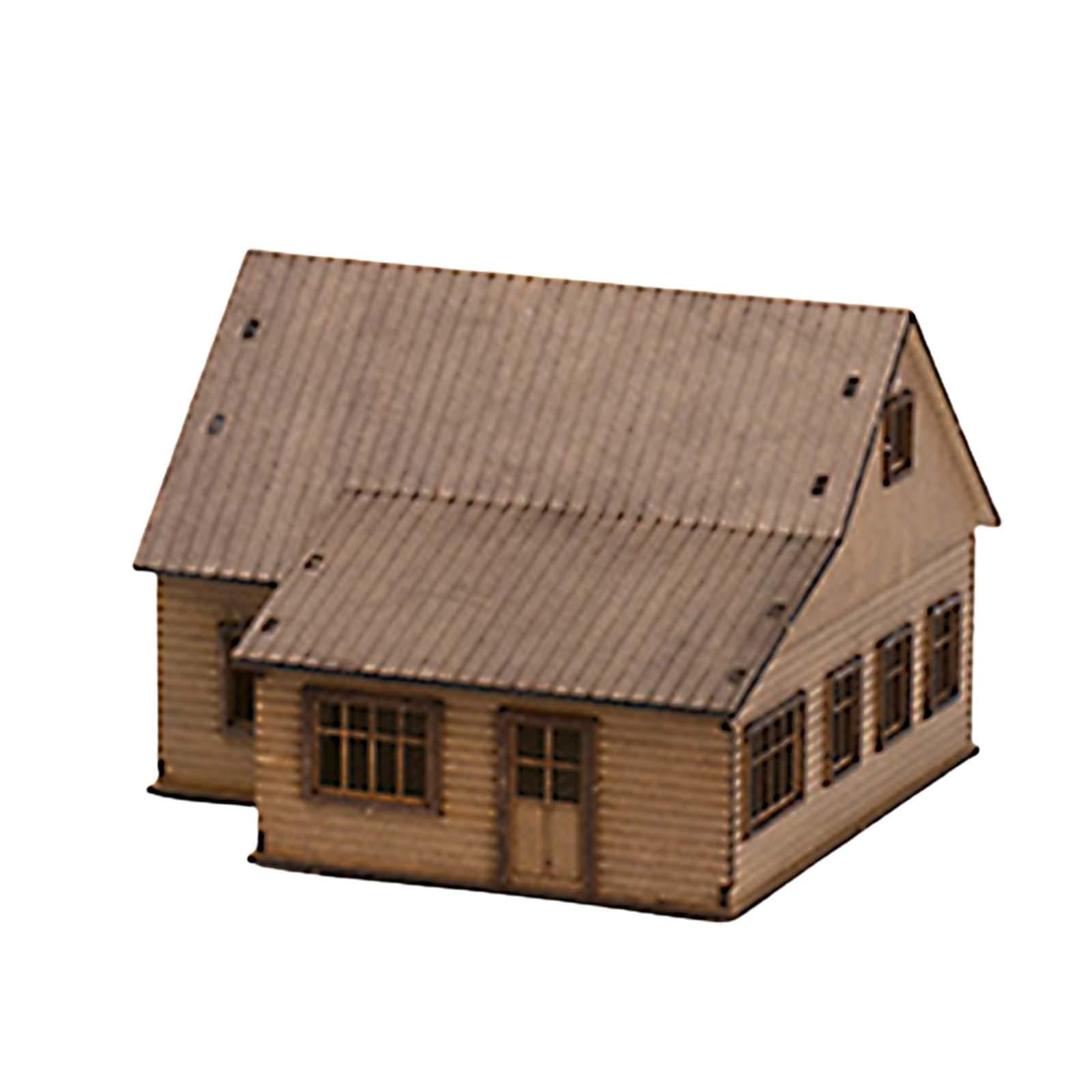 1/72 House Model Building Kits Landscape Building Materials Hobby Toys Educational Learning Toy Layout Scenery for Diorama Layout Accessory Style G STARTIST