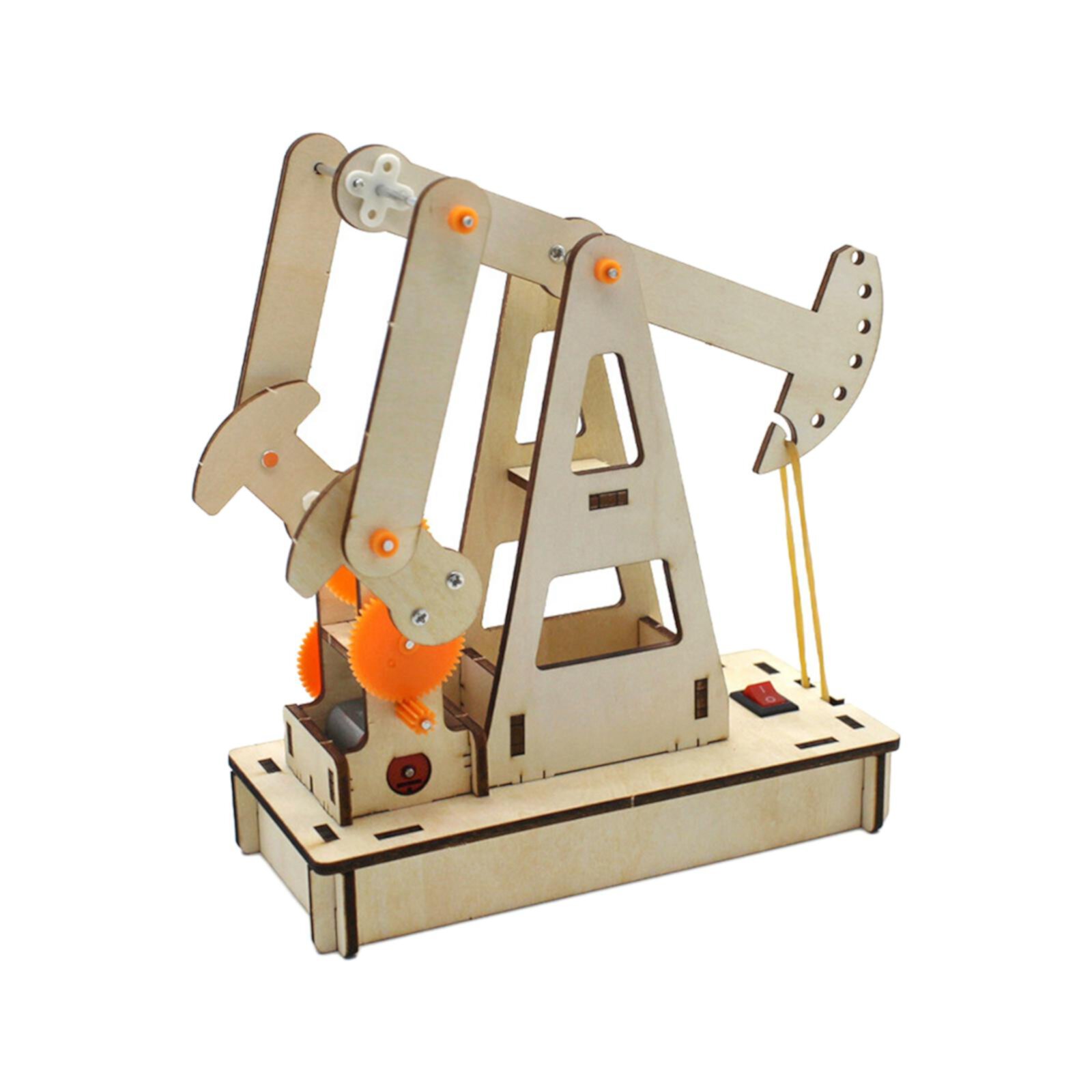 Kokiya Stem Toys Oil Pump Jack Model Wood for Girls Boys Building Kits Educational Toys Kokiya