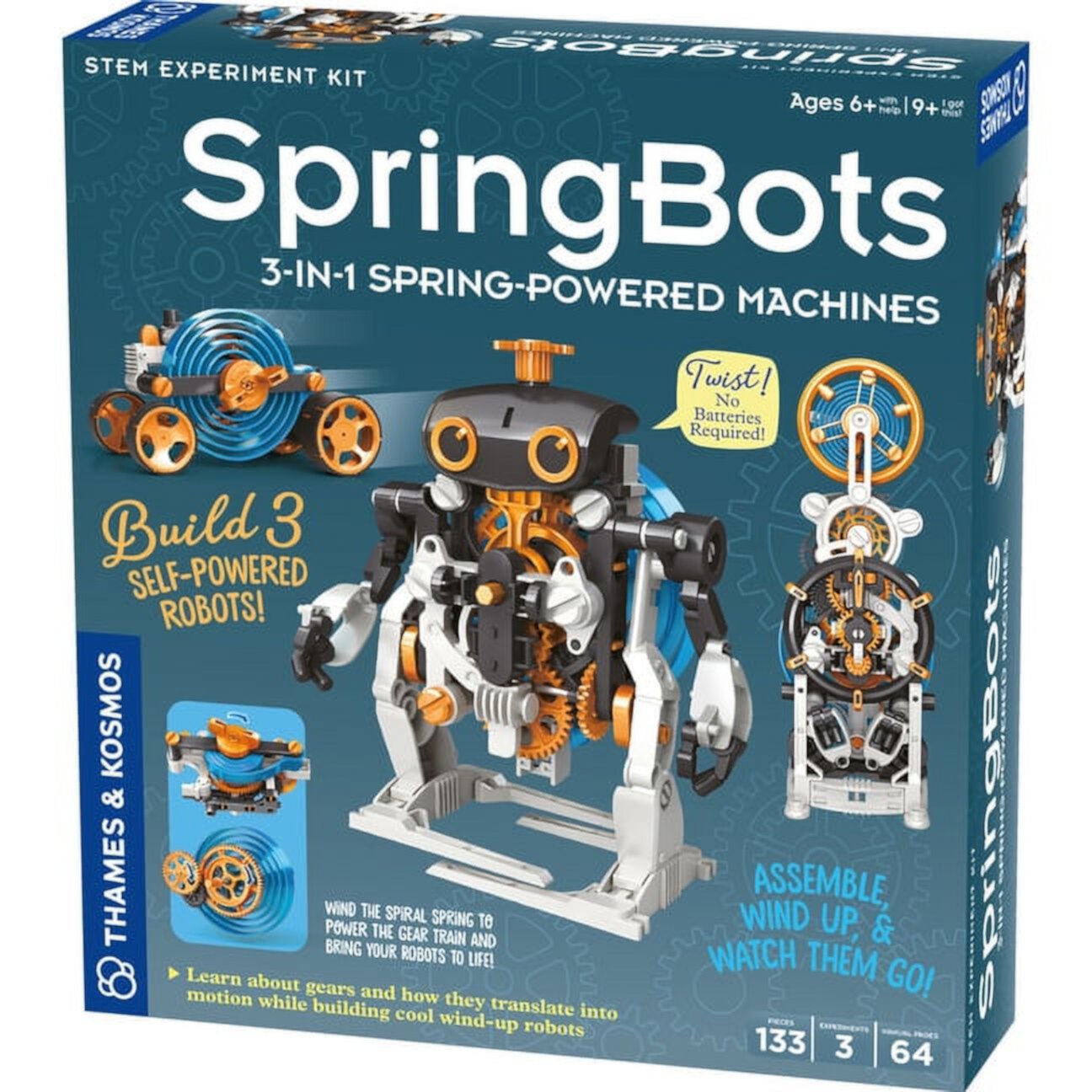 Springbots: 3-In-1 Spring-Powered Machines (Other) Thames & Kosmos