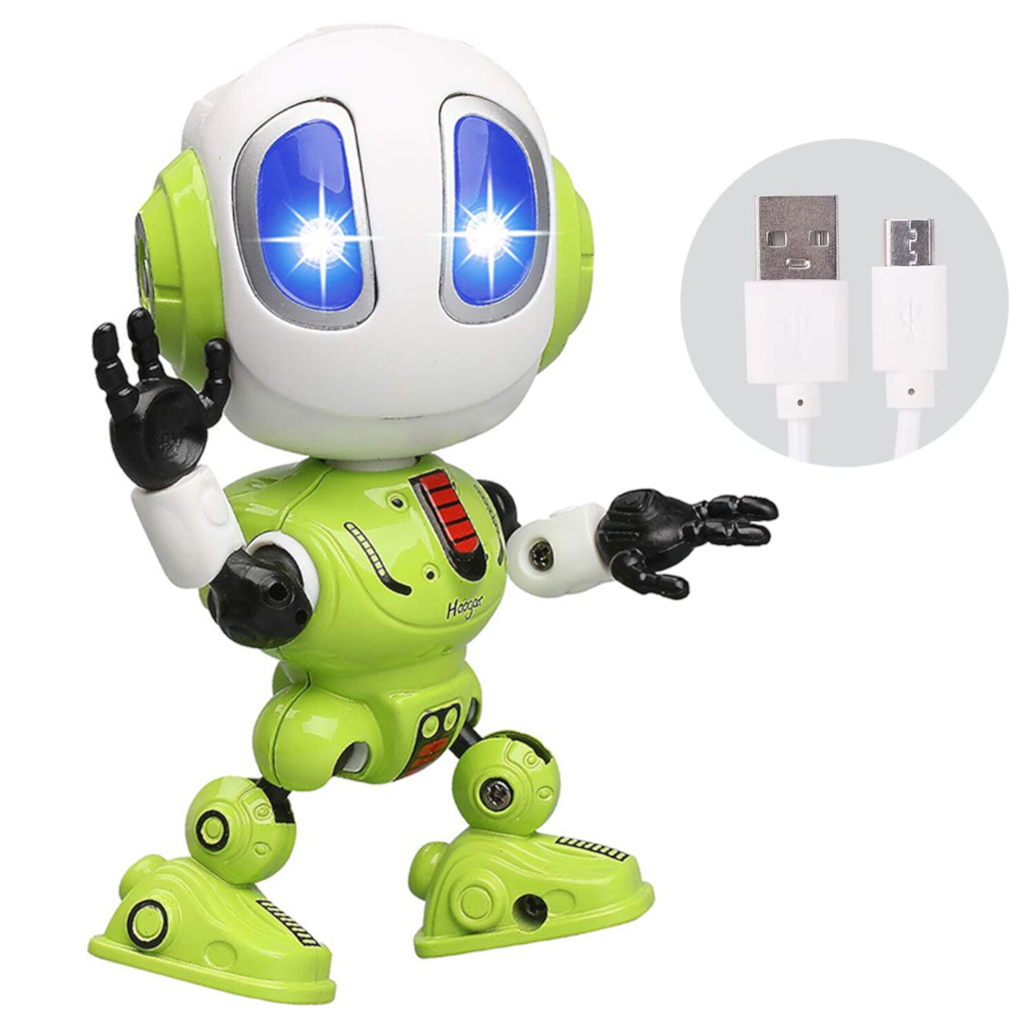 Kids Toys Boys Girls Robots Toys Christmas Stocking Stuffers 2022 New Mini Talking Robots Gifts for Adults with 10 Hours Working Time USB Charging LED Eyes Interactive Electronic Toy Autrucker