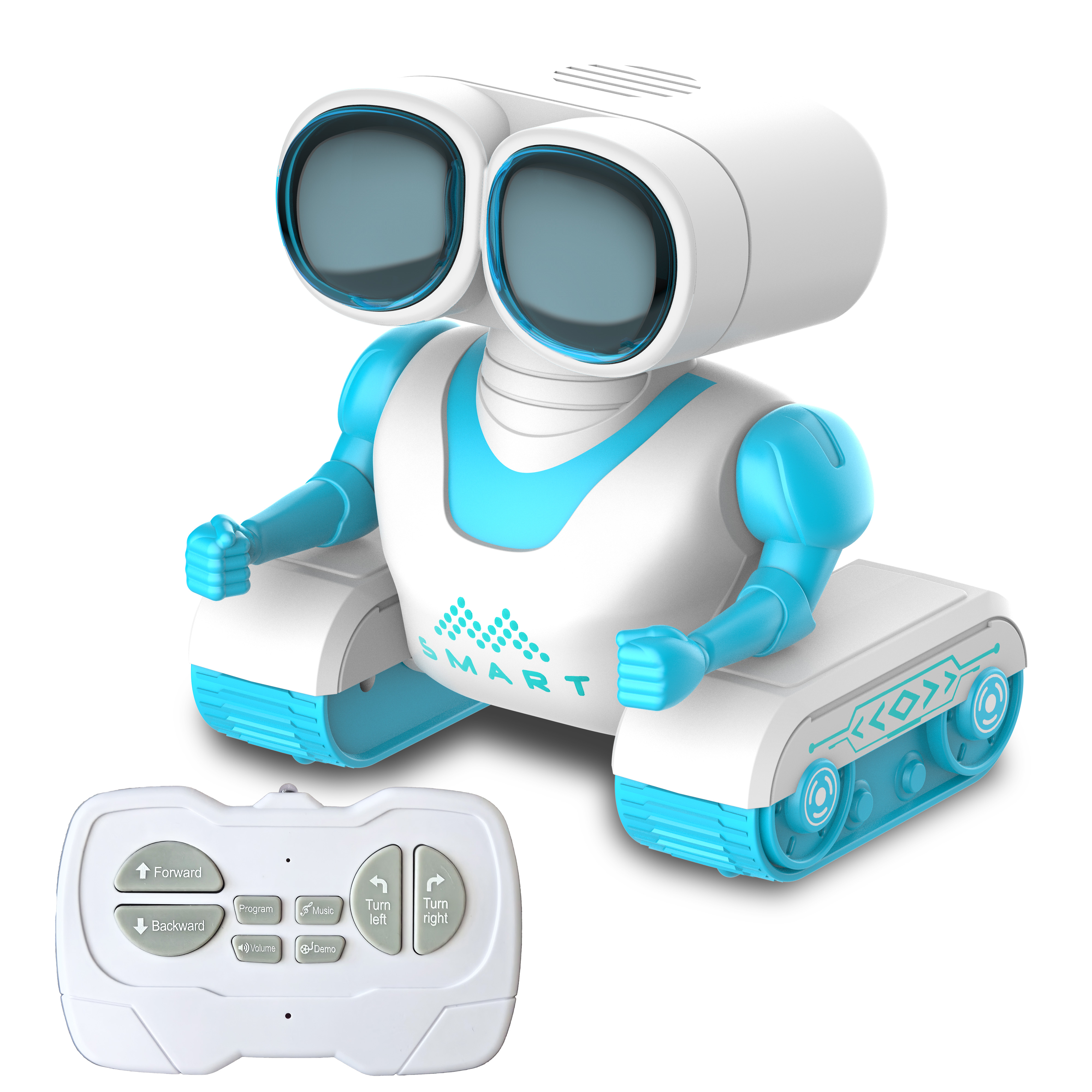 Babyltrl Kid Remote Control Intelligent Robot,Walking Singing Dancing Educational Toy,Smart Robot Toy for Boys Girls Kids Gifts,Ages 3 4 5 6 7 and up,Blue BABYLTRL