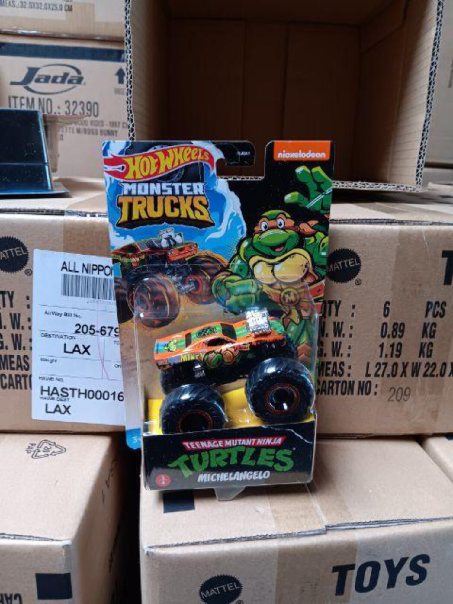 Hot Wheels Monster Truck TMNT Teenage Mutant Ninja Turtles MICHAELANGELO Unknown