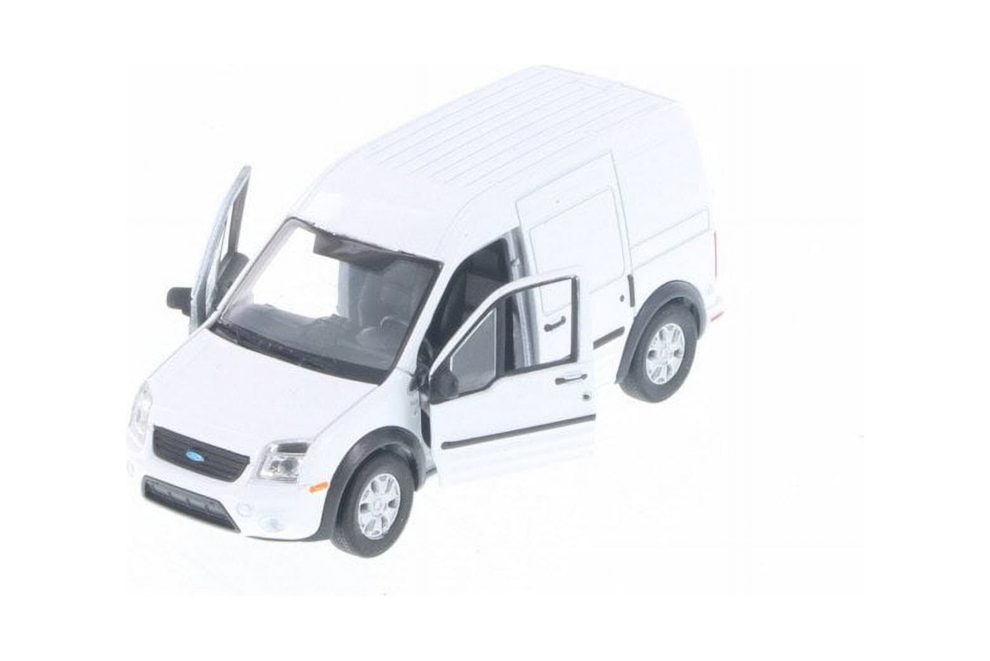 Ford Transit Connect, White - Welly 43631D - 5" Long Diecast Model Toy Car (Brand New but NO BOX) Welly