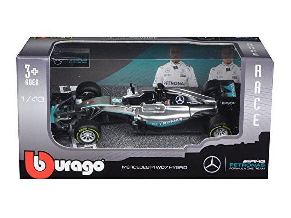 Bburago Mercedes AMG Petronas F1 W07#44 Hybrid Lewis Hamilton F1 Formula 1 Car 1/43 Diecast Model Car by 38026LH Bburago