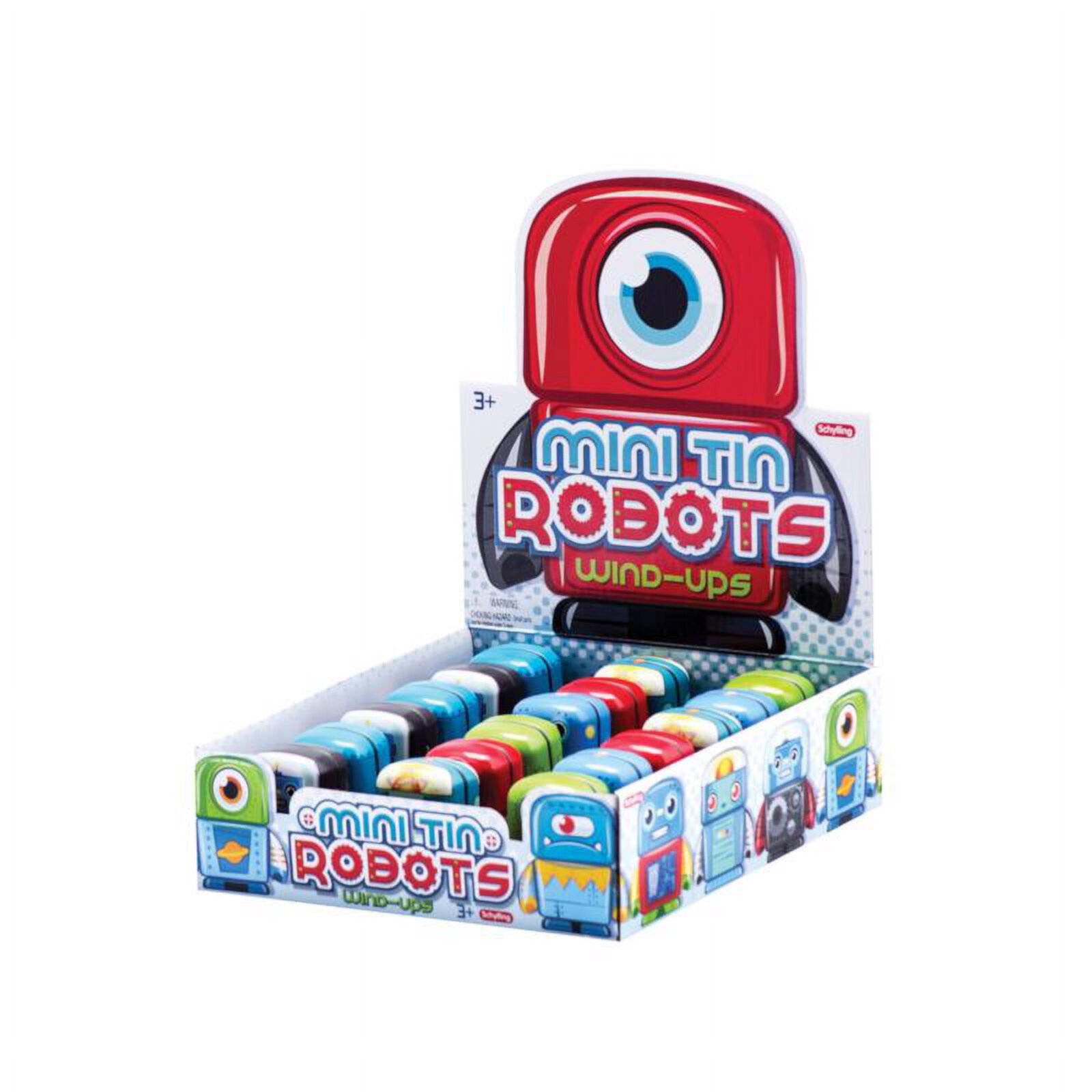 Schylling Mini Tin Robots Retro Toy Assorted Schylling