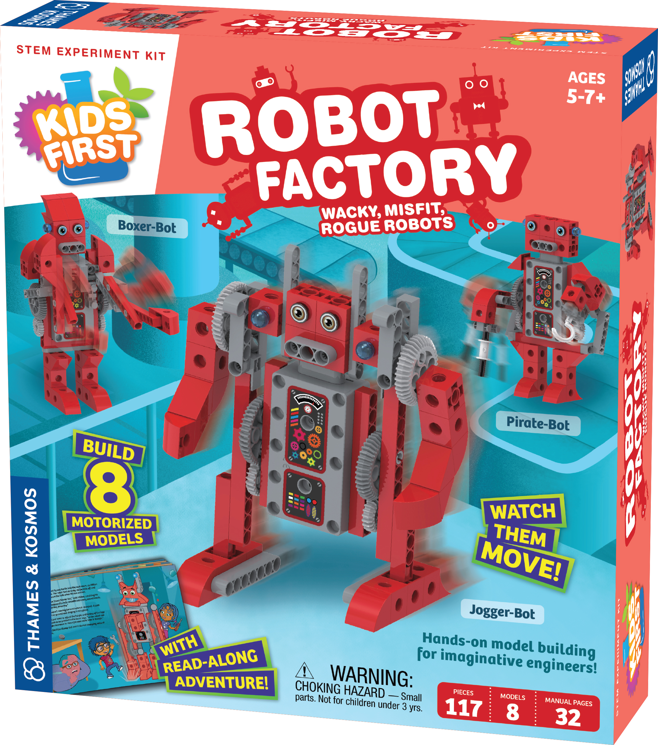 Kids First Robot Factory: Wacky, Misfit, Rogue Robots Thames & Kosmos