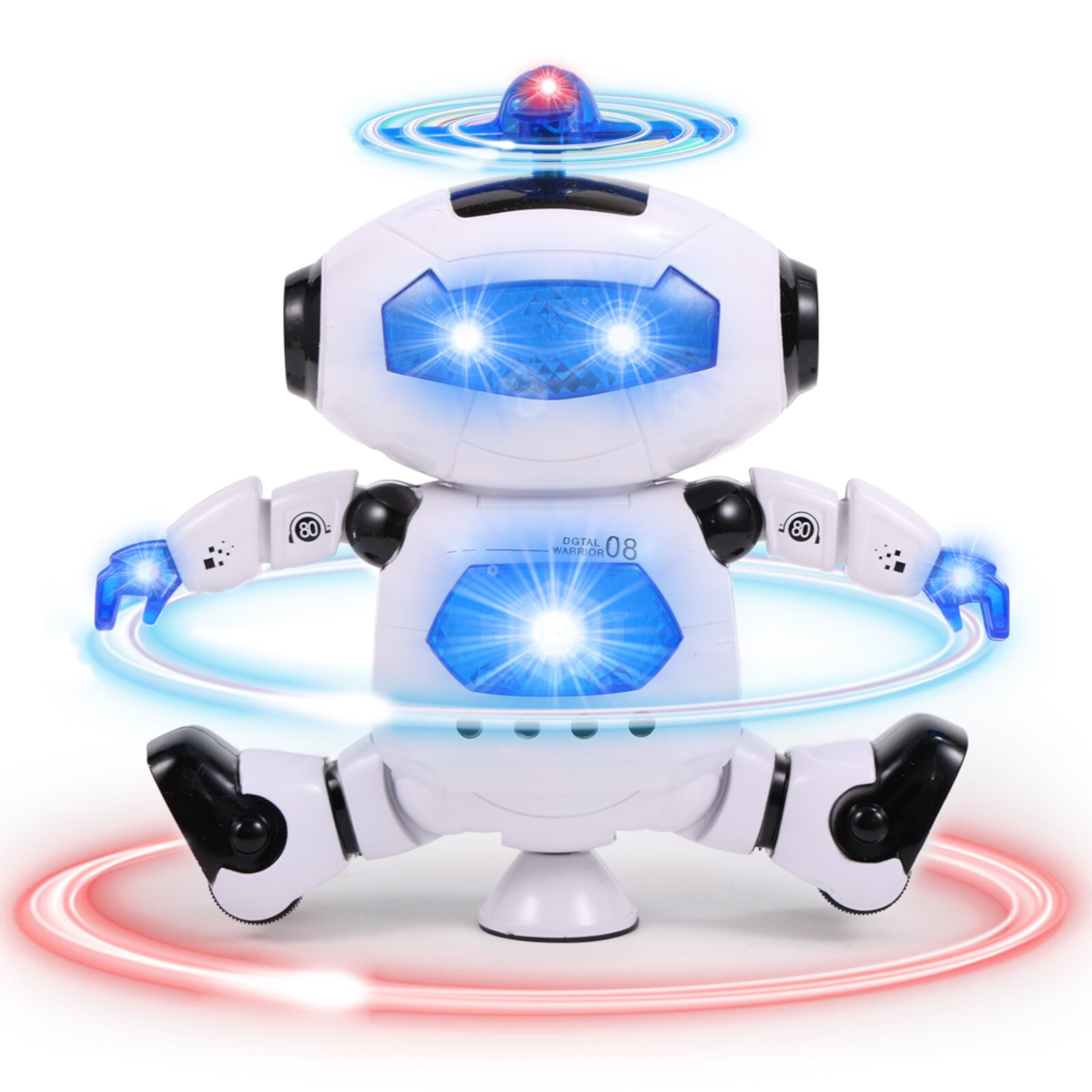 Ant Class Walking Dancing Robot Toy for Kids, 360° Body Spinning Dancing Robot Toy with Light & Music,Battery Operated Electronic Robot Toys for Birthday Christmas Gift Ant Class