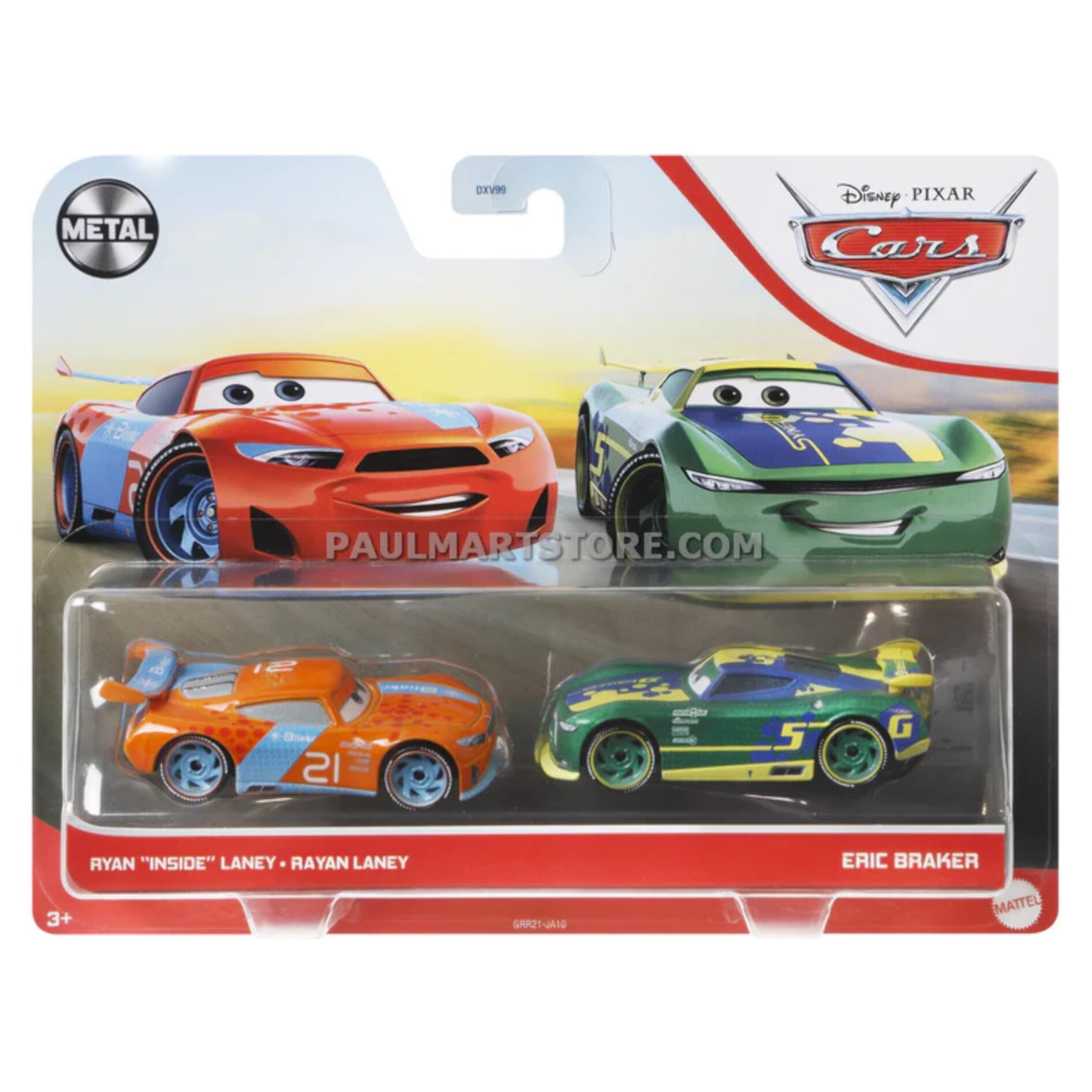 Disney and Pixar Cars 3 2-Pack Assortment, 1:55 scale Fan Favorite Die-Cast Vehicles Unknown