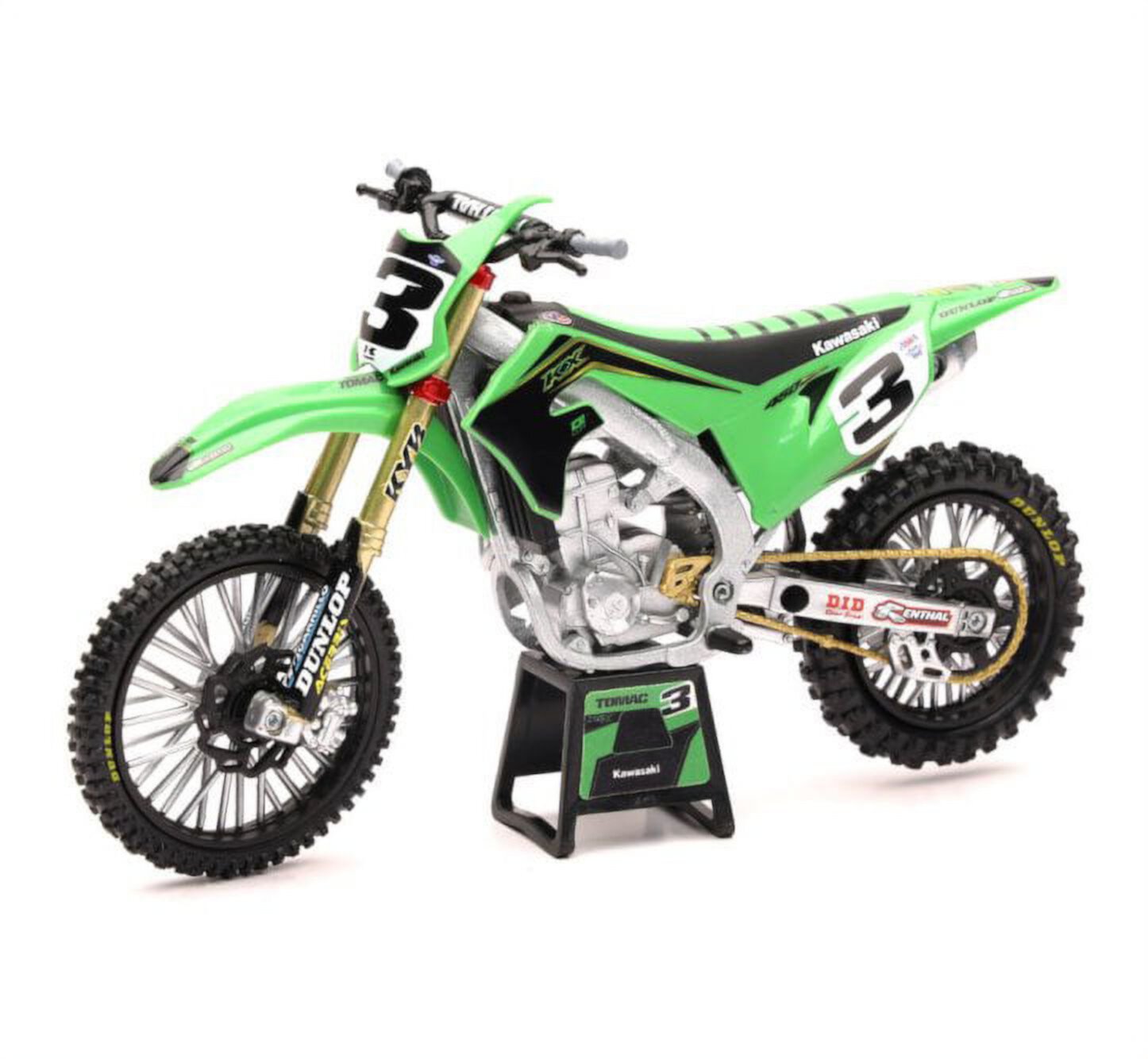 Kawasaki KX 450 #1 Eli Tomac Green 1/12 Diecast Motorcycle Model by New Ray New Ray Toys