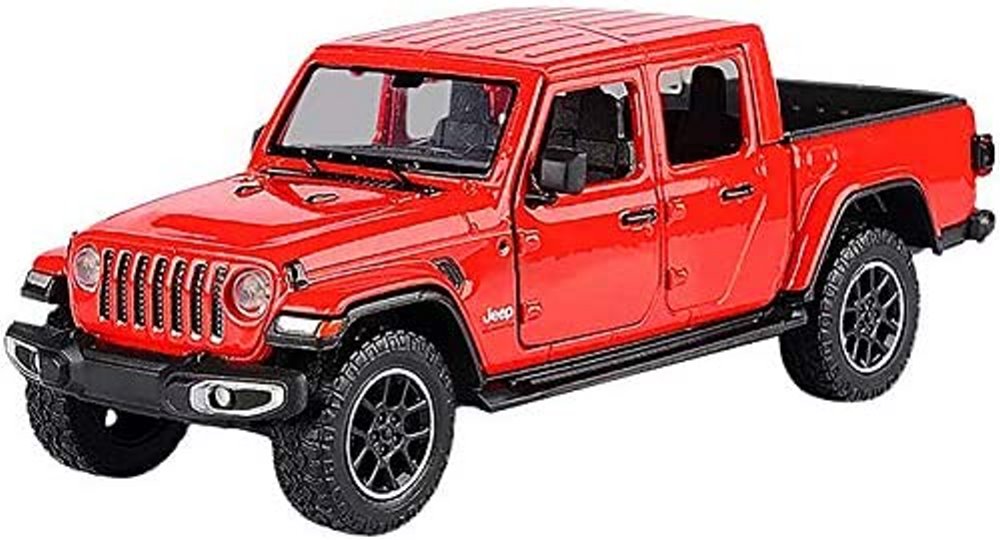 Motormax Toy 2021 Gladiator Overland (Closed Top) Pickup Truck Red 124-127 Diecast Model Car by Motormax 79365 MOTORMAX