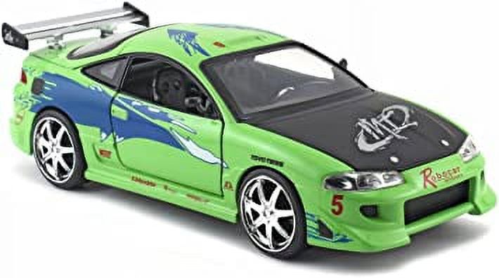 Jada Toys 1:24 Fast & Furious Brian's Mitsubishi Eclipse Play Vehicle Fast and the Furious