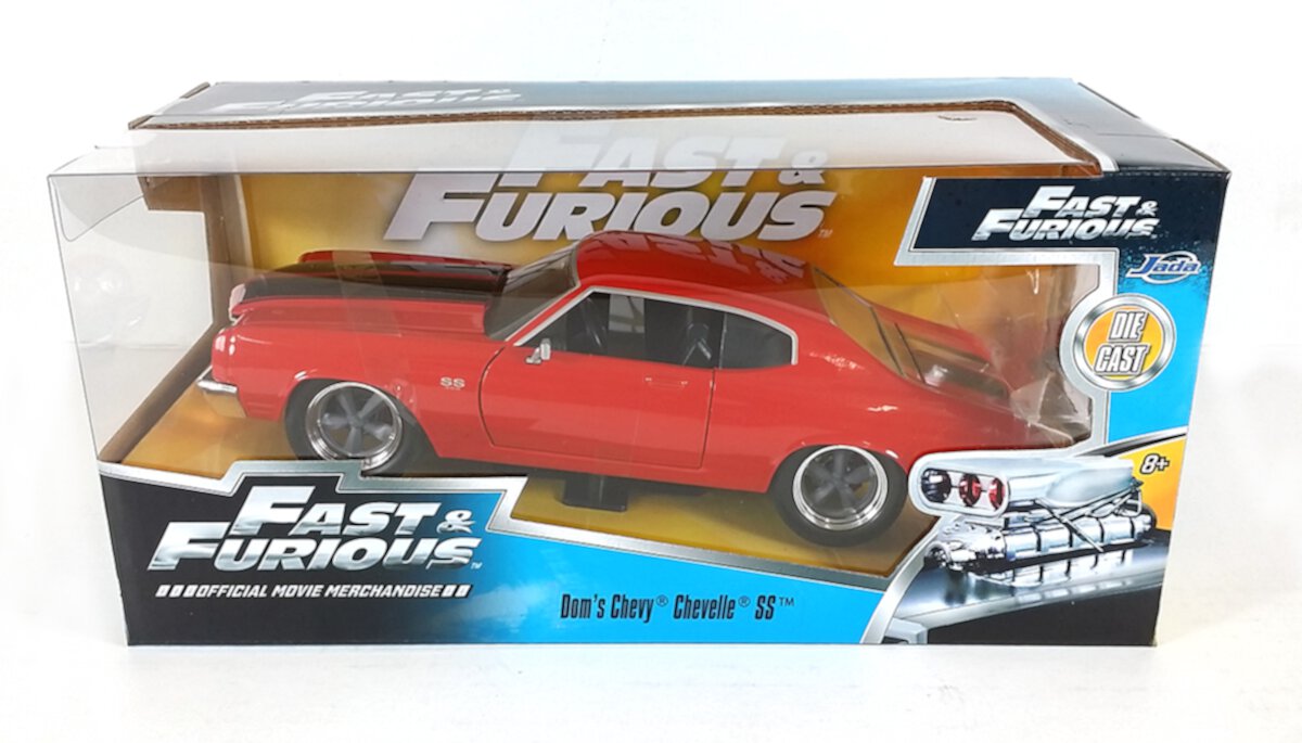 Jada Toys Metals 1:24 FF8 '70 Chevelle SS Car Play Vehicle Fast and the Furious