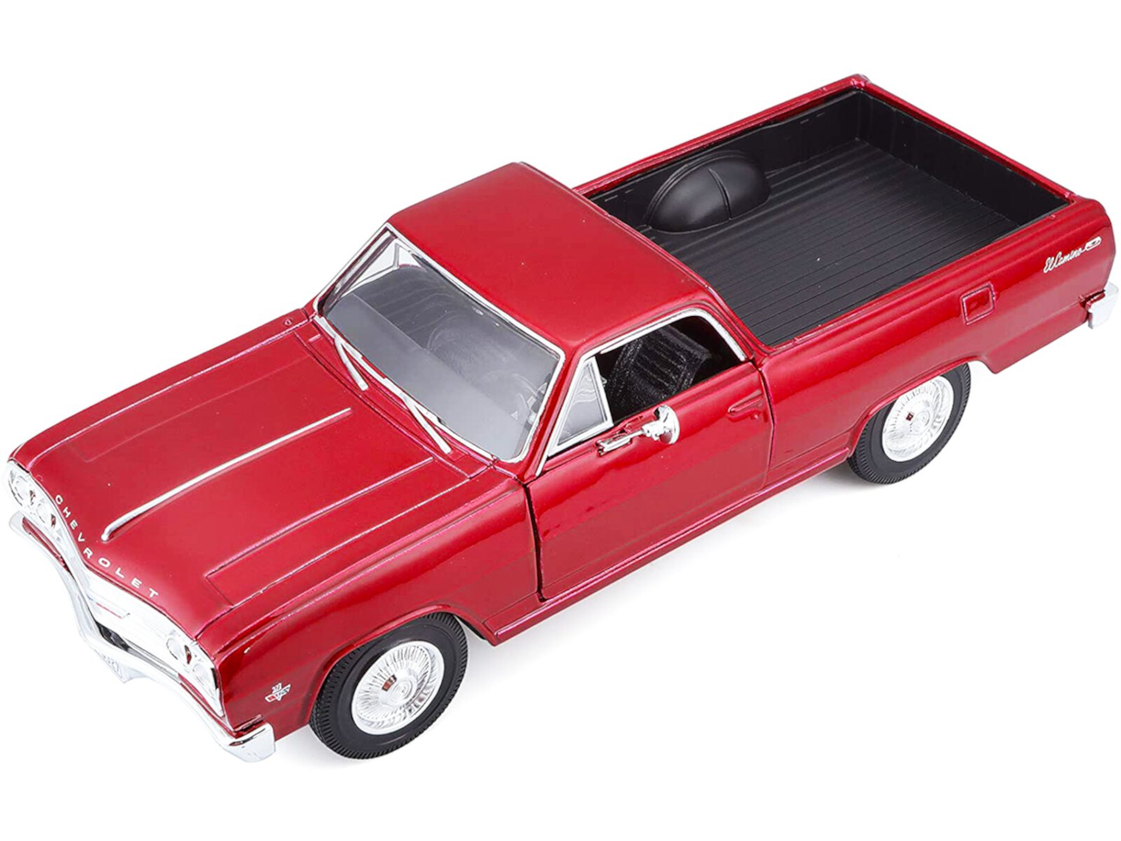 1965 Chevrolet El Camino Metallic Red 1/25 Diecast Model Car by Maisto Maisto