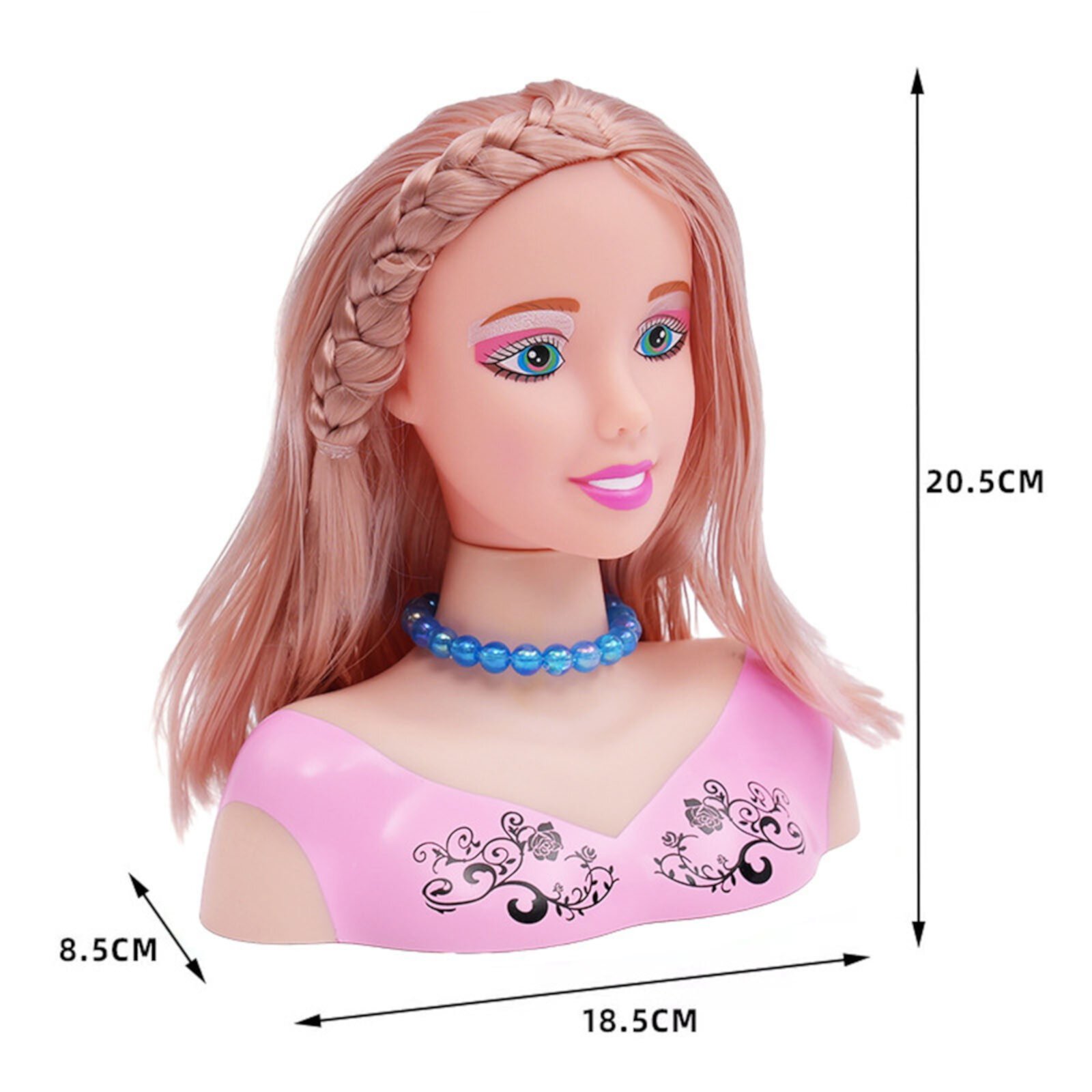 Toys Clearance For Baby Under $10 Doll Head For Hair Styling Doll Head For Girls Hair Styling Deluxe Hairstyle Hair Makeup Doll Toys Hairdresser Pretend Play Game Hair Styling Head Kit 24Ml A A JUPAOPON