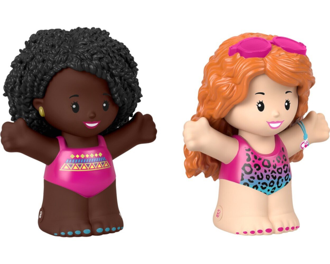 Fisher-Price Little People Barbie Swimming Figure Pack, 2 Characters for Toddlers Little People