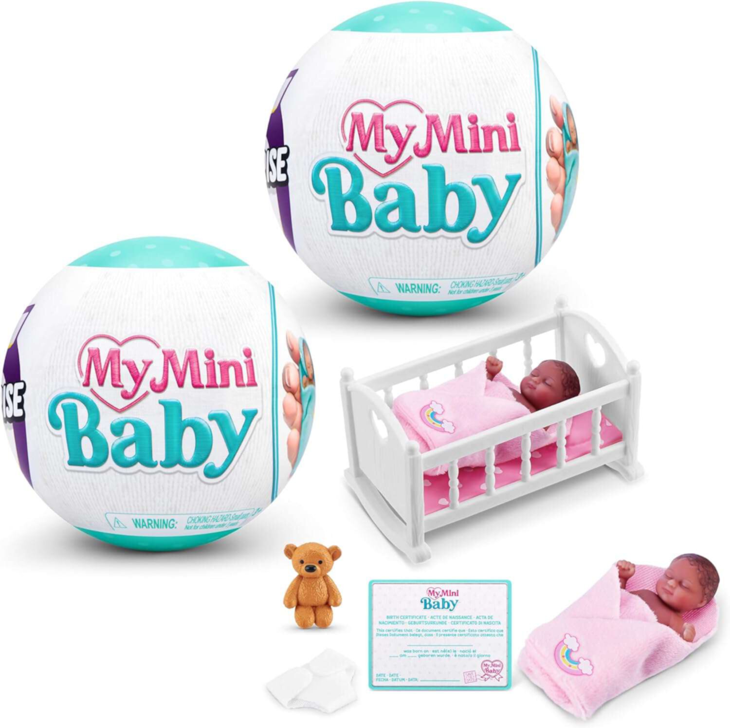 5 Surprise My Mini Baby Series 1 LOT of 2 Mystery Packs Zuru