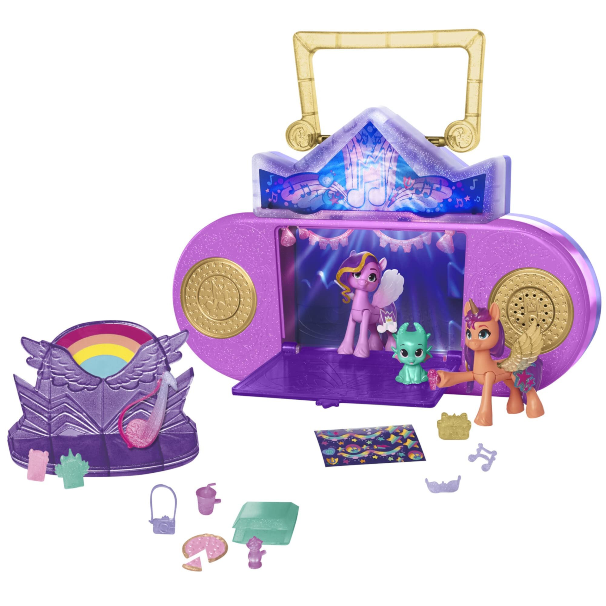 My Little Pony Toys: Melody Doll Playset (3") Including Sticker Sheet and 2 Cutie Mark Charms My Little Pony